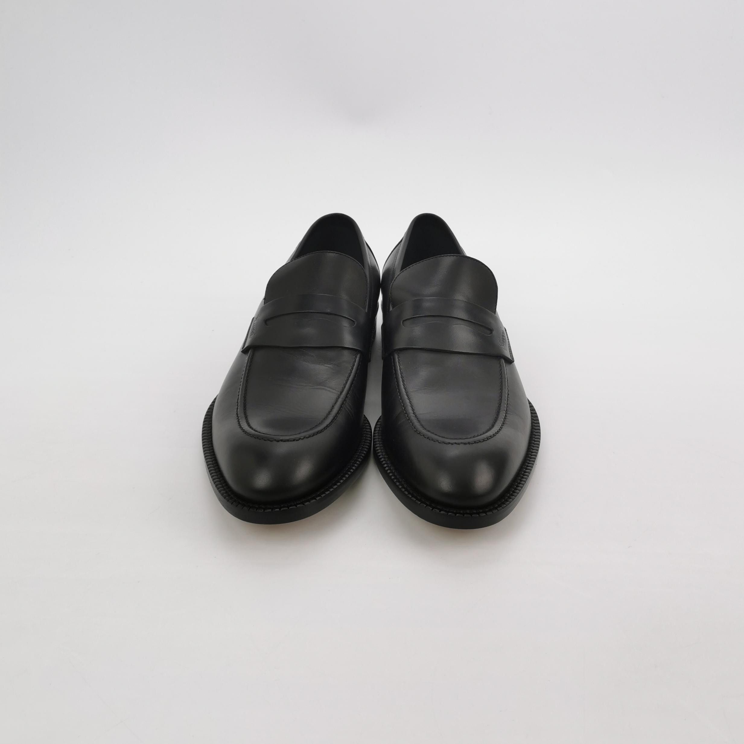 Gucci Gucci Black Leather Penny Loafers Size 41 Size US 8 / EU 41 - 4 Thumbnail