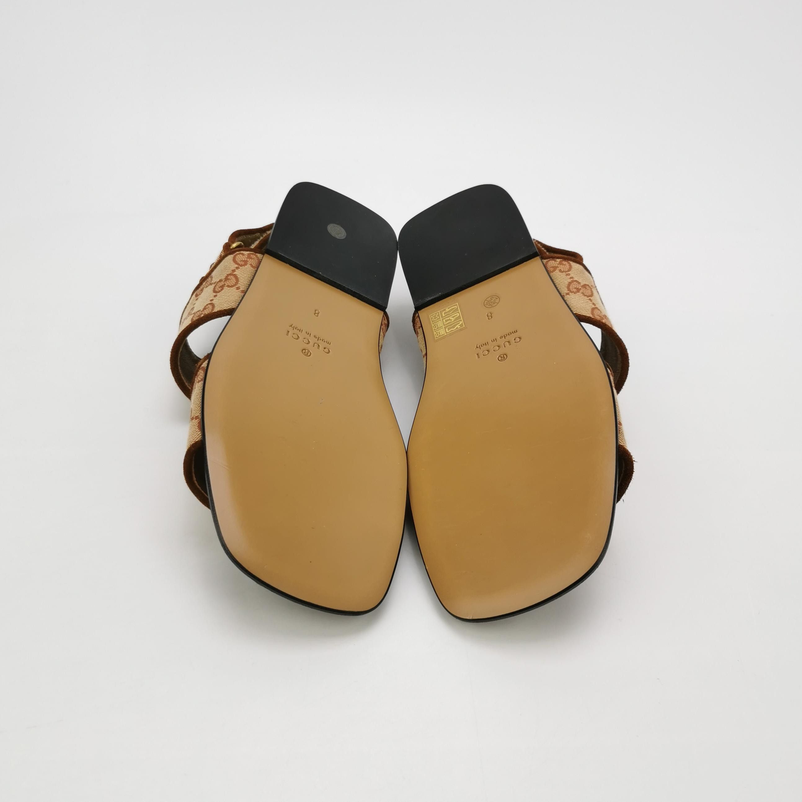 Gucci Gucci GG Supreme Monogram Sandals 42 Size US 9 / EU 42 - 6 Thumbnail