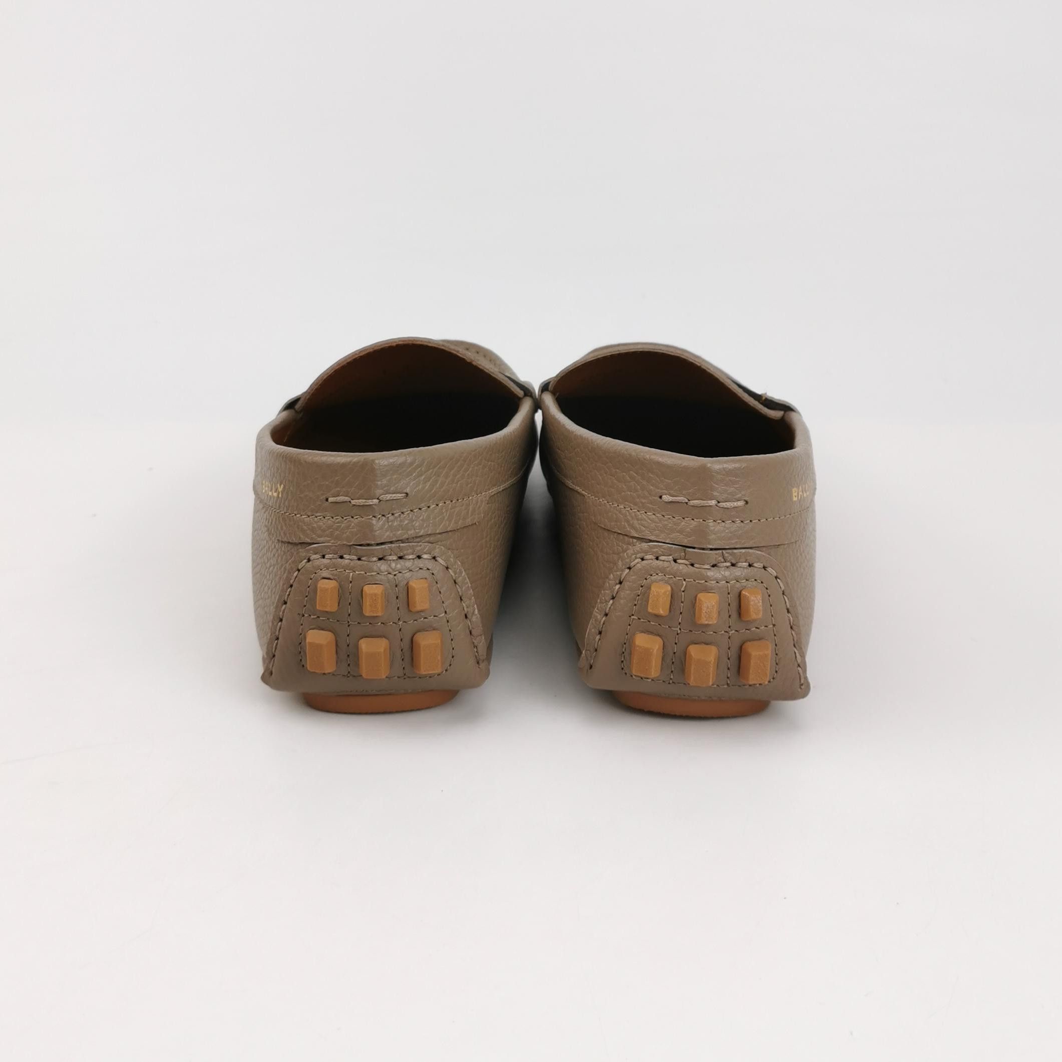 Bally Bally Striped Grained Leather Driver Loafers EU 41 Size US 8 / EU 41 - 5 Thumbnail