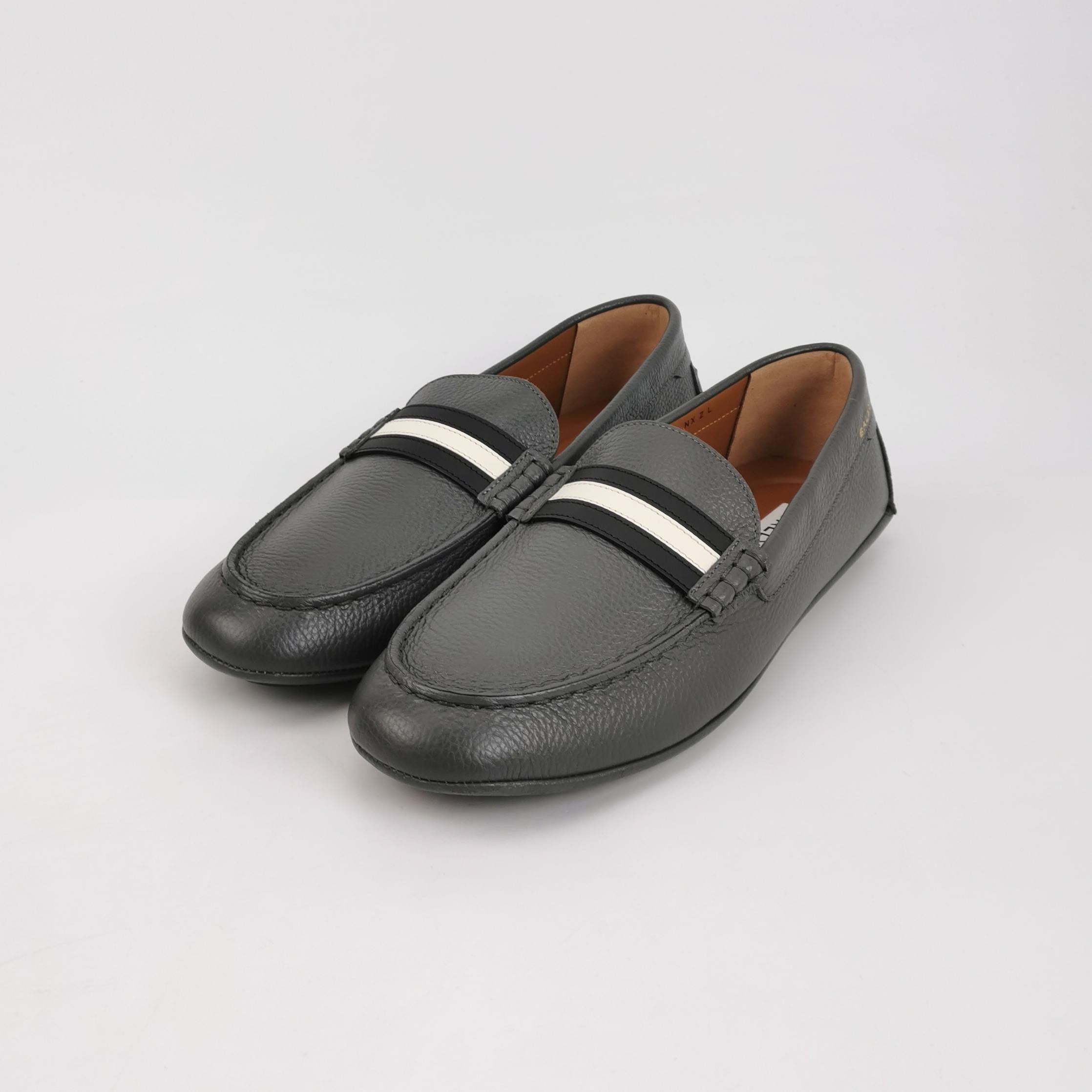 Bally Bally Striped Grained Leather Loafers 43 Size US 10 / EU 43 - 3 Thumbnail