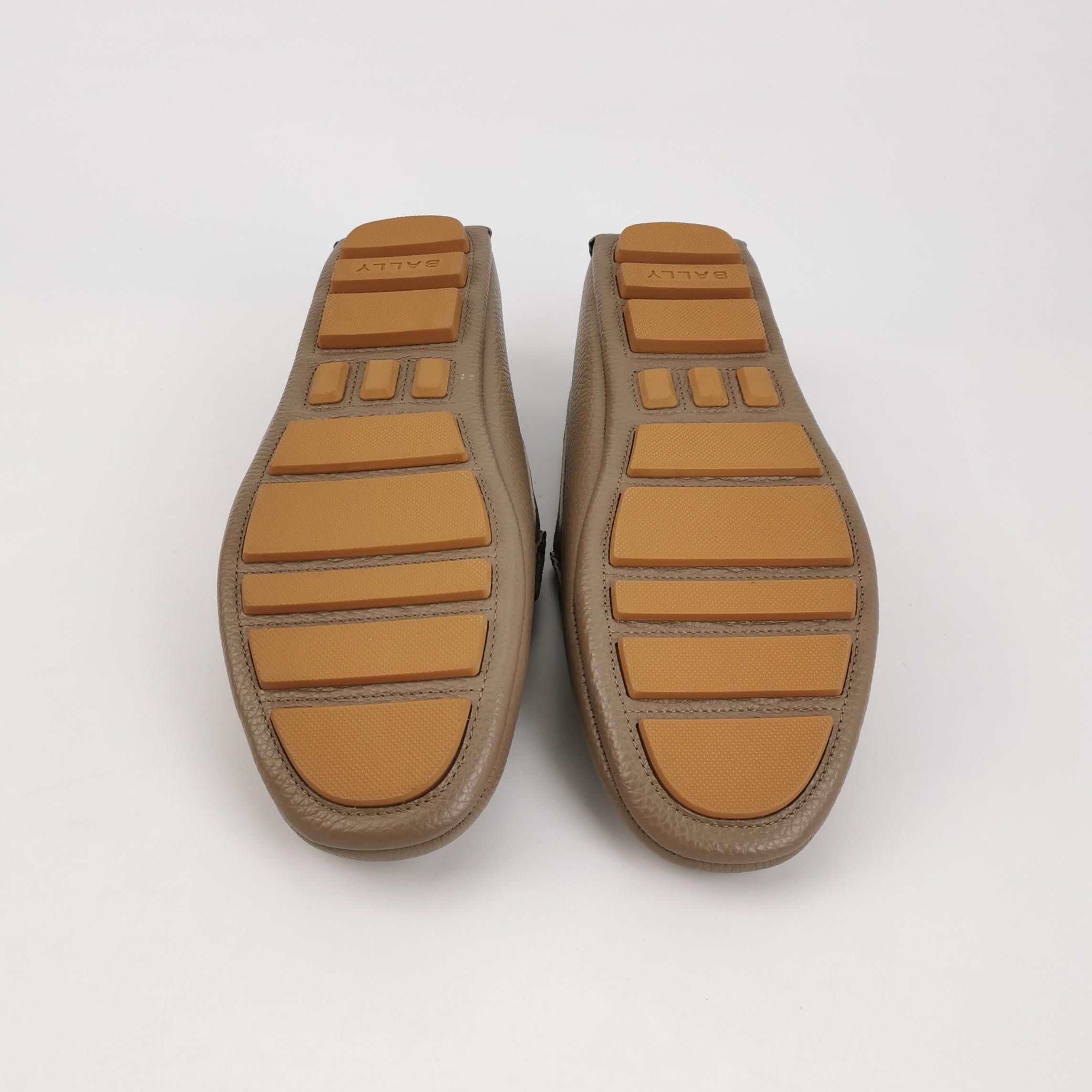 Bally Bally Striped Pebble Grain Leather Loafers EU 42 Size US 9 / EU 42 - 5 Thumbnail