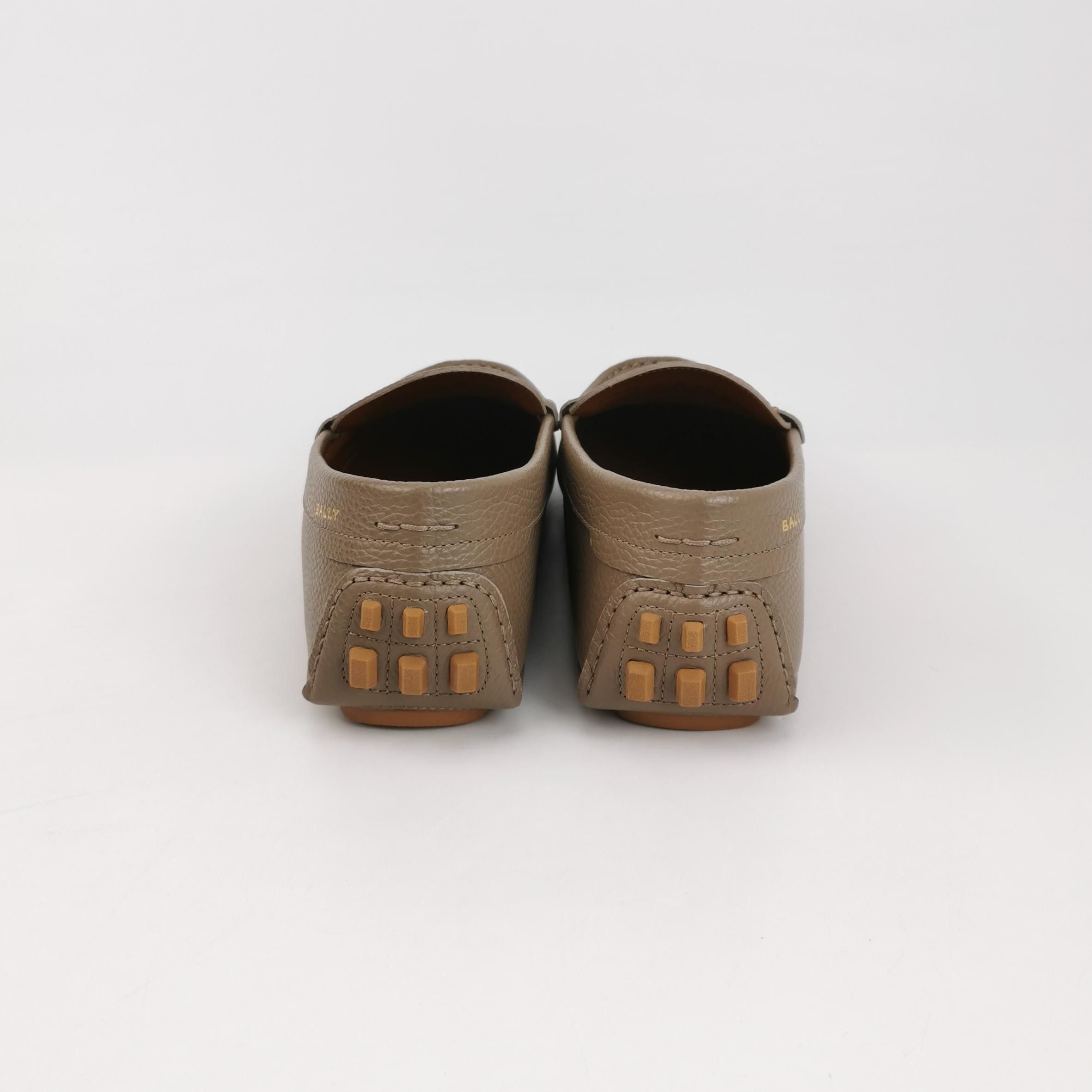 Bally Bally Striped Pebble Grain Loafers Size 42 Size US 9 / EU 42 - 5 Thumbnail