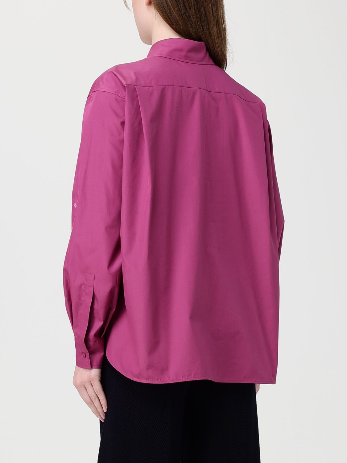 Max Mara Max Mara Shirt Woman Fuchsia Size S / US 4 / IT 40 - 3 Thumbnail