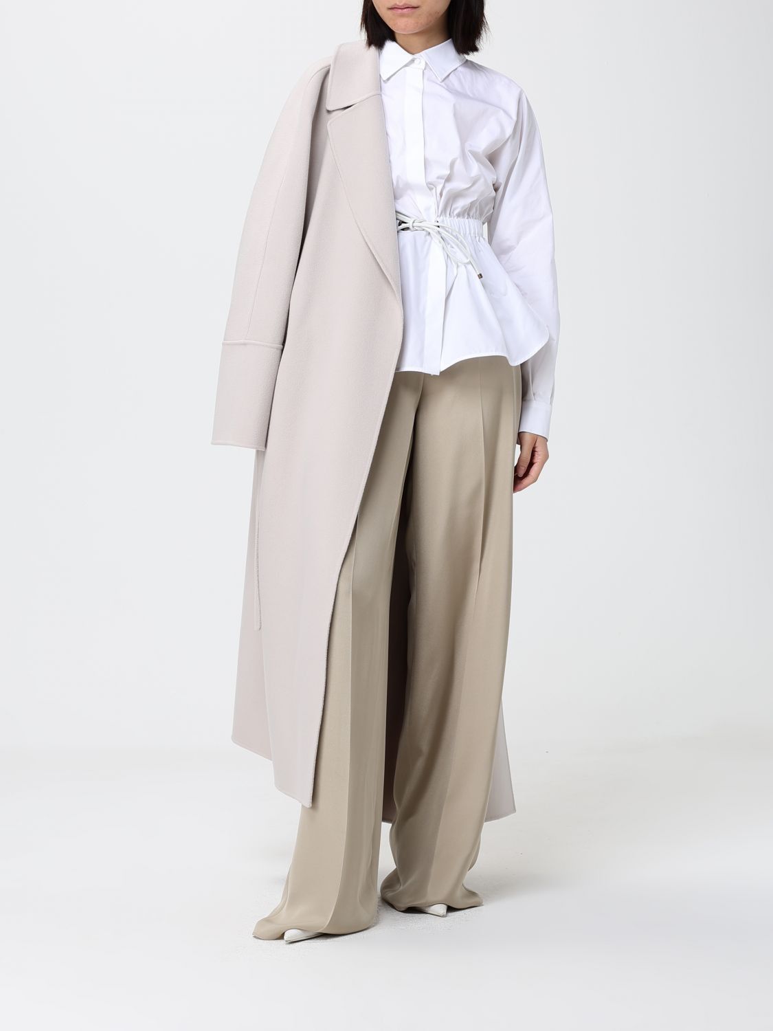 Max Mara Max Mara Shirt Woman White Size XS / US 0-2 / IT 36-38 - 2 Thumbnail