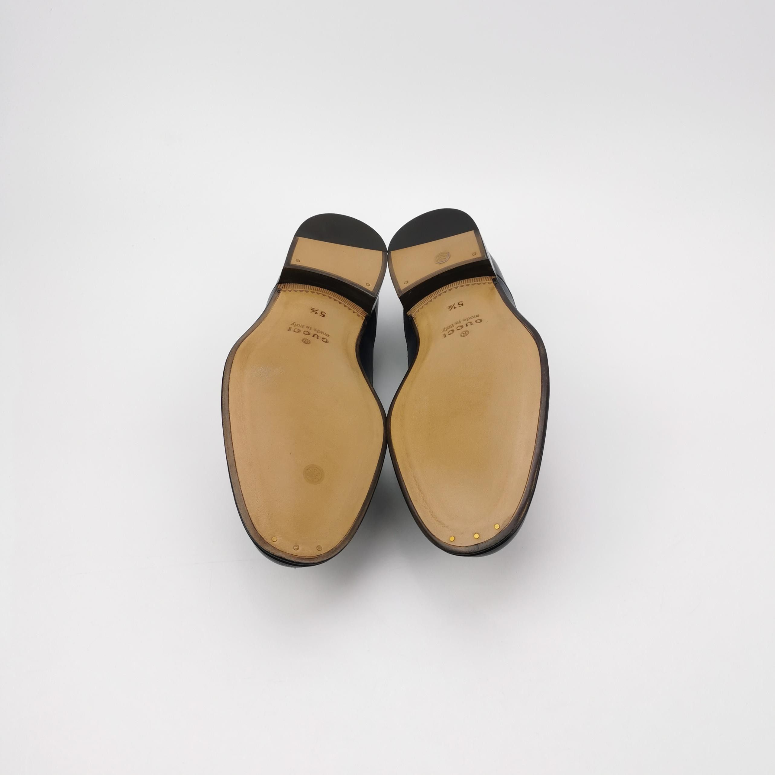 Gucci Gucci Chain GG Leather Loafers US 6.5 Size US 6 / EU 39 - 6 Thumbnail