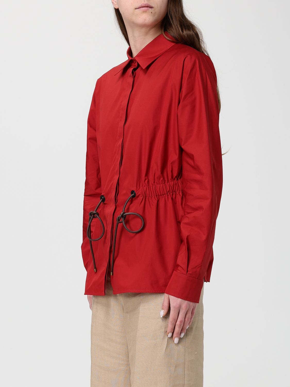 Max Mara Max Mara Shirt Woman Red Size M / US 6-8 / IT 42-44 - 3 Thumbnail