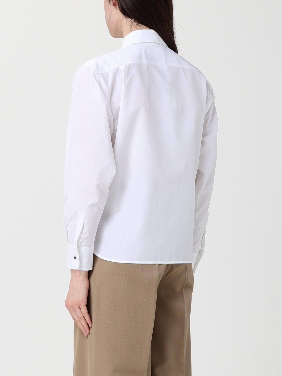 Max Mara Max Mara Shirt Woman White Size M / US 6-8 / IT 42-44 - 3 Thumbnail