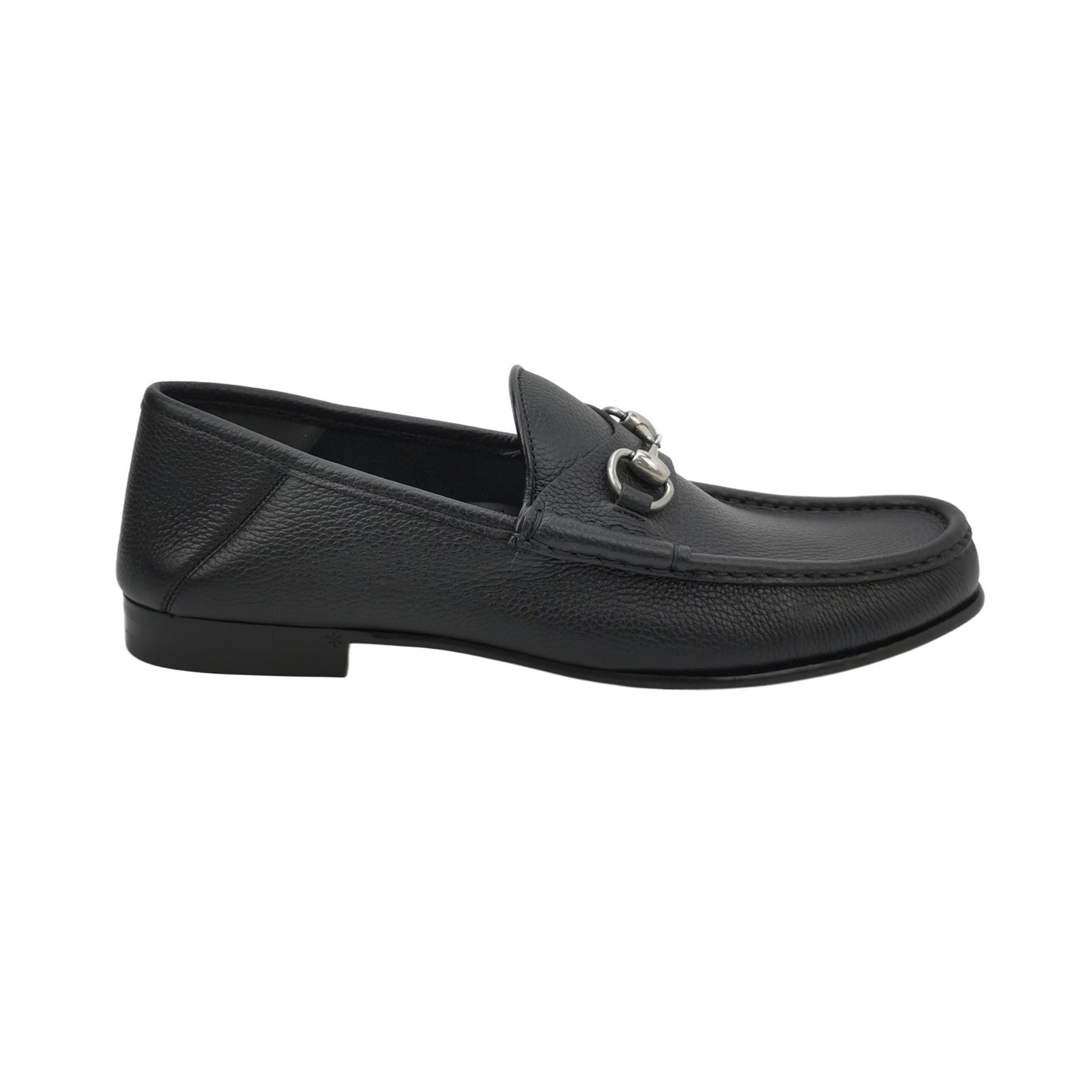 Gucci Gucci Horsebit Grained Leather Loafers EU 43 Size US 10 / EU 43 - 2 Thumbnail