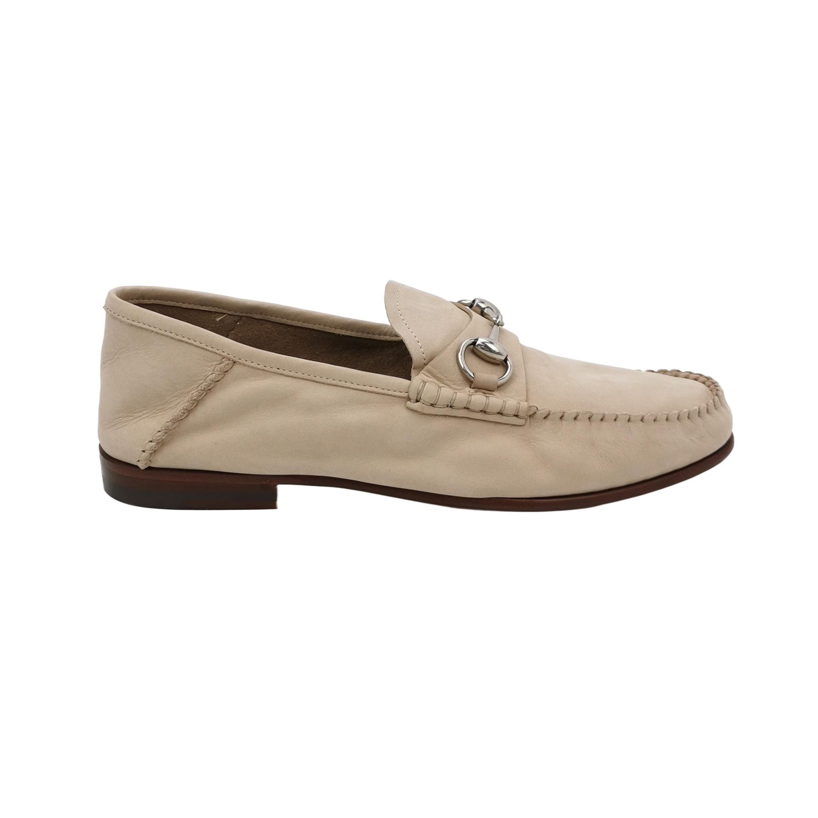 Gucci Gucci Beige Suede Horsebit Loafers US 7 Size US 7 / EU 40 - 2 Thumbnail