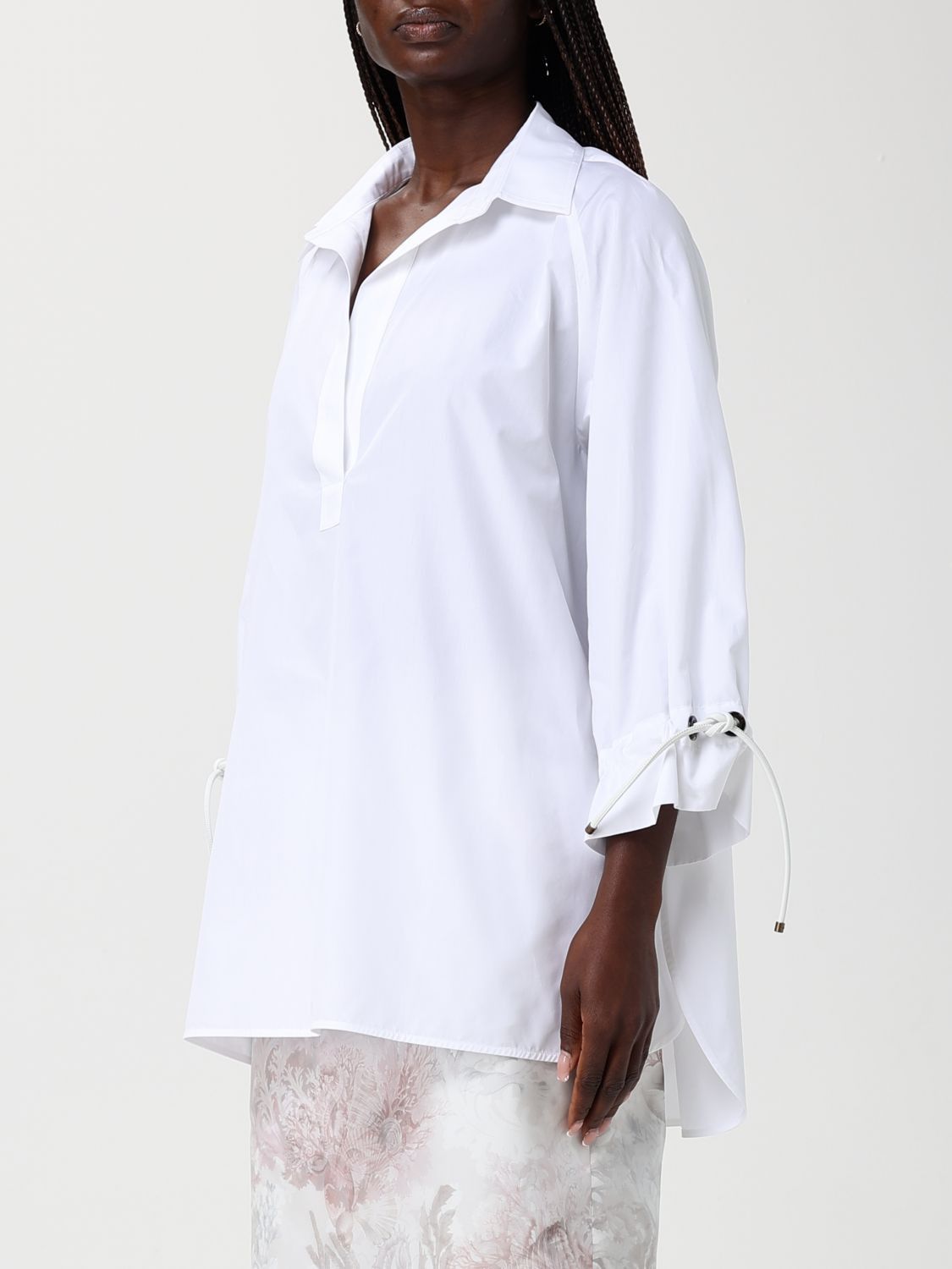 Max Mara Max Mara Shirt Woman White Size XS / US 0-2 / IT 36-38 - 4 Thumbnail