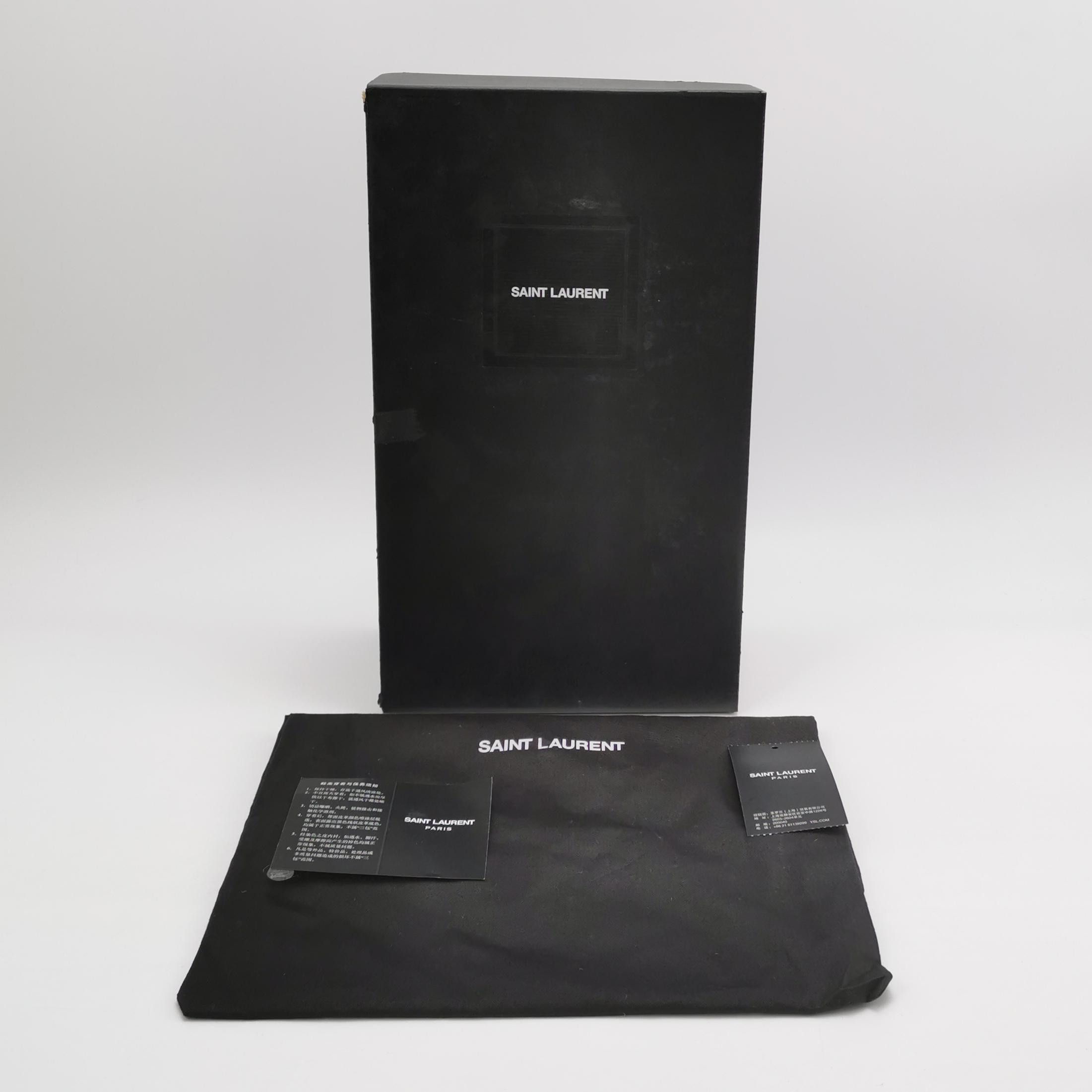 Saint Laurent Paris Saint Laurent Logo Leather Espadrilles 40 Size US 7 / EU 40 - 7 Thumbnail