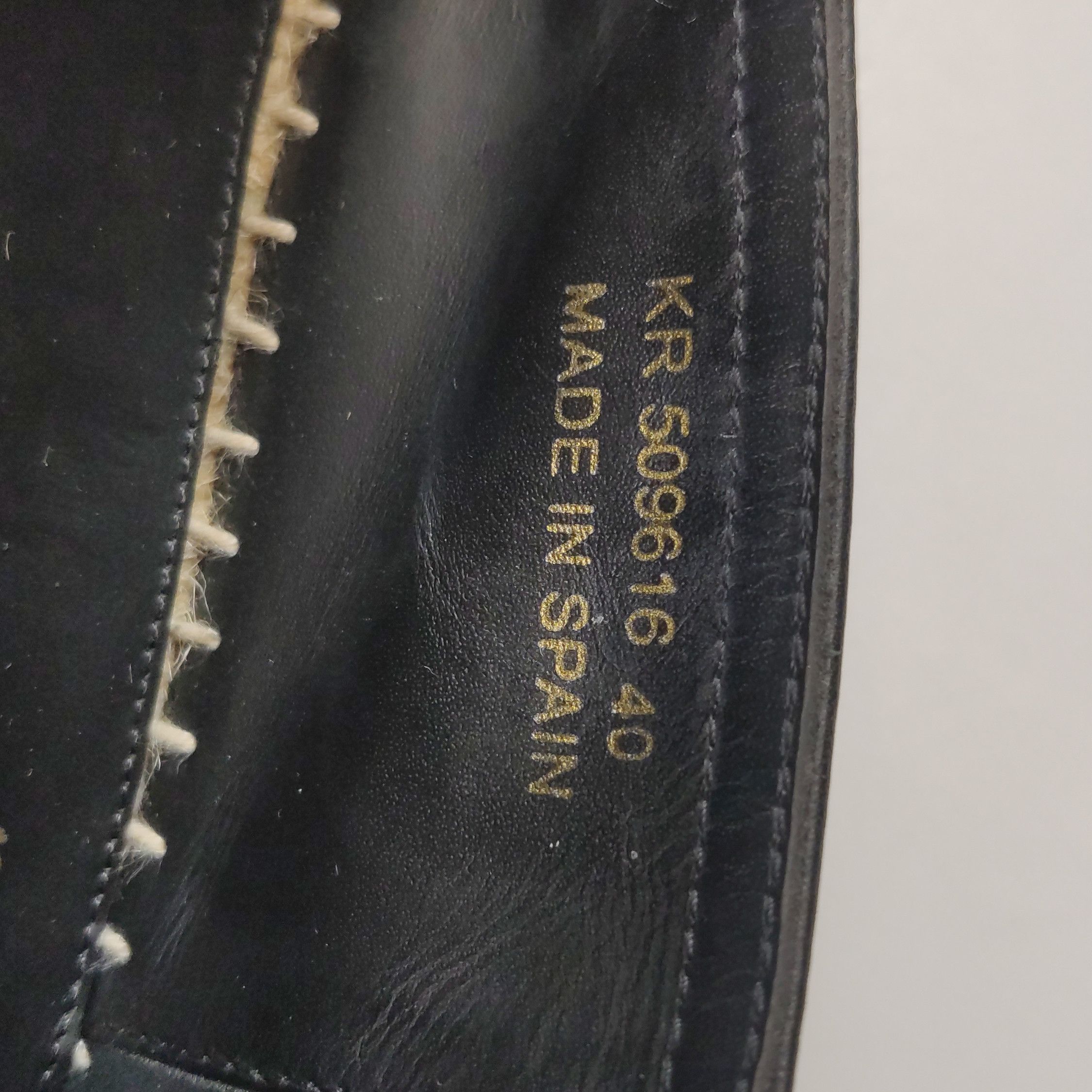 Saint Laurent Paris Saint Laurent Logo Leather Espadrilles 40 Size US 7 / EU 40 - 12 Thumbnail