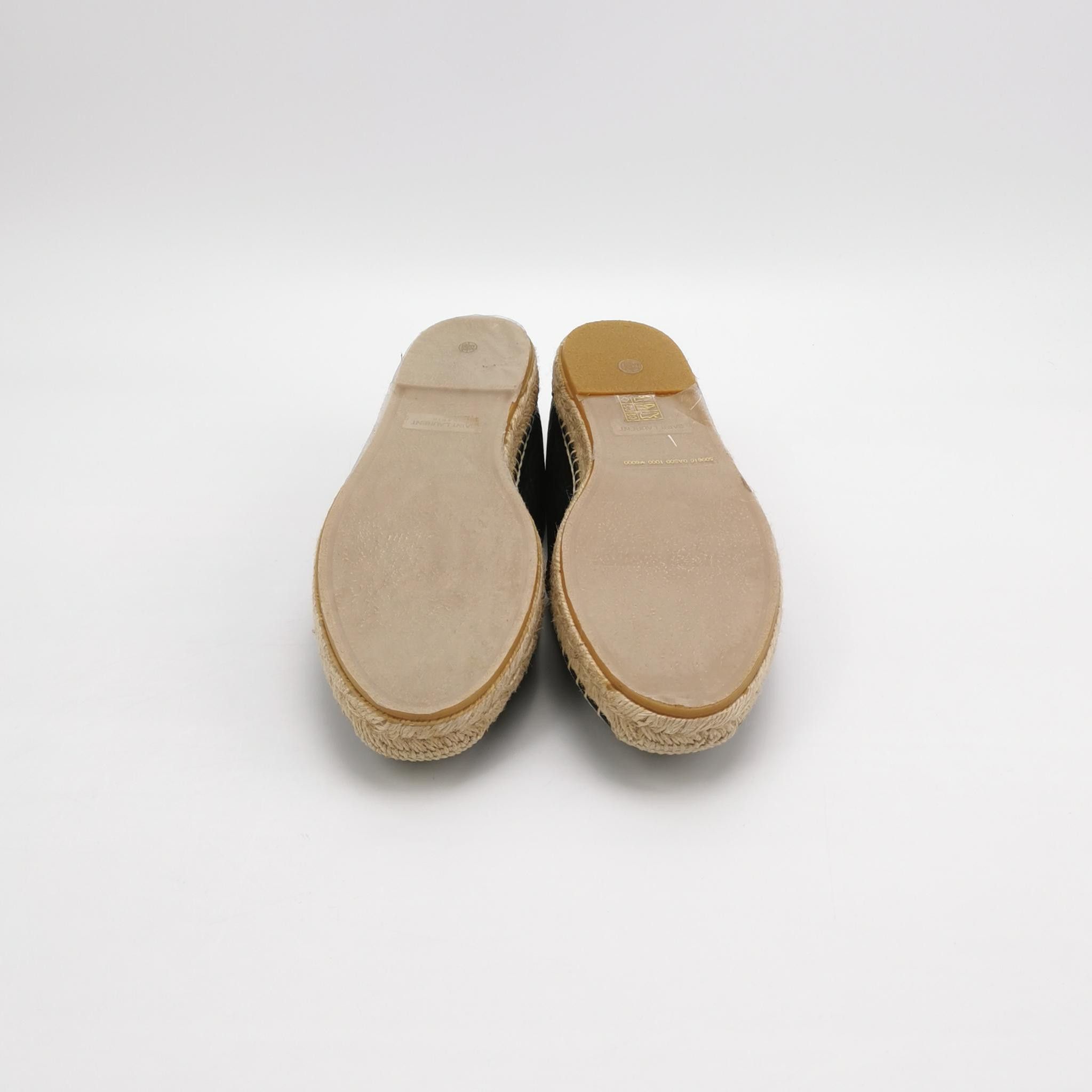 Saint Laurent Paris Saint Laurent Logo Leather Espadrilles 40 Size US 7 / EU 40 - 6 Thumbnail