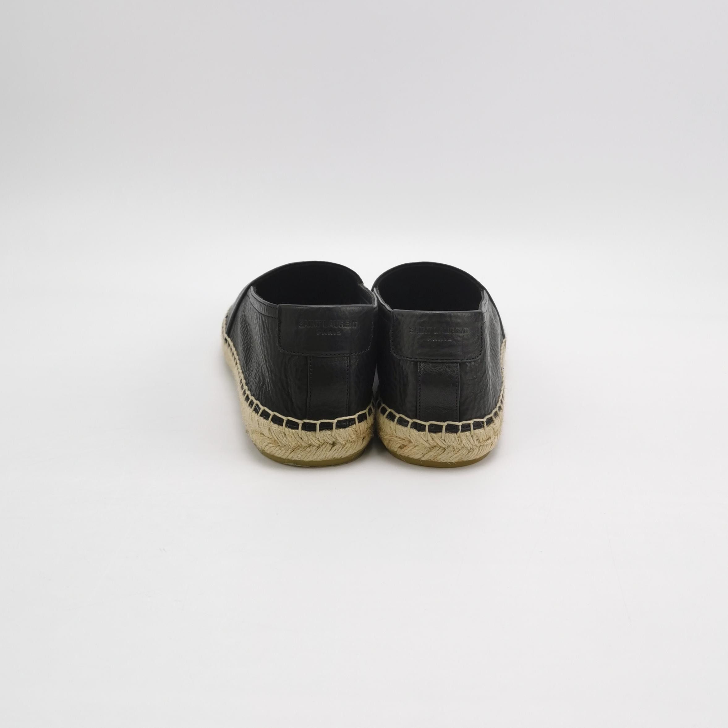Saint Laurent Paris Saint Laurent Logo Leather Espadrilles 40 Size US 7 / EU 40 - 5 Thumbnail
