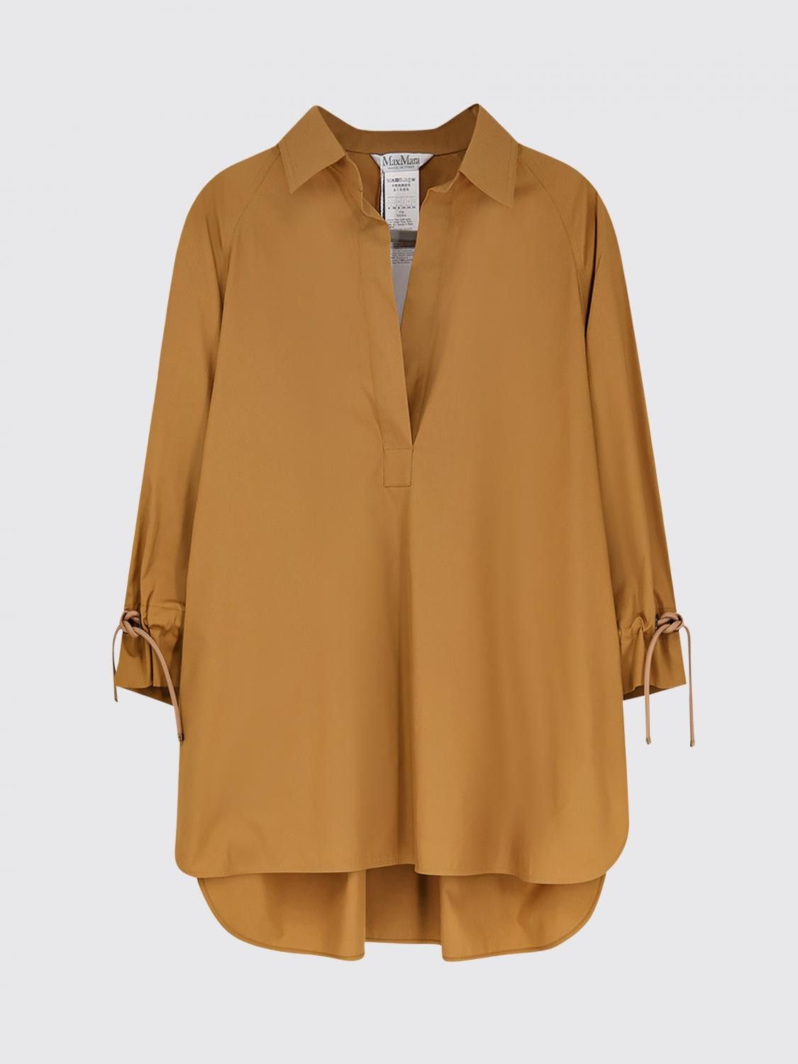 Max Mara Max Mara Shirt Woman Brown Size XS / US 0-2 / IT 36-38 - 2 Thumbnail