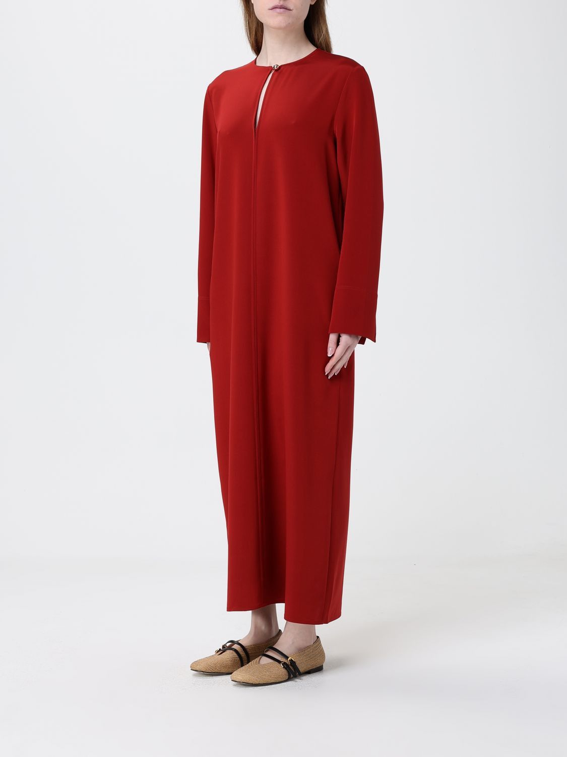 Max Mara Max Mara Dress Woman Red Size M / US 6-8 / IT 42-44 - 3 Thumbnail