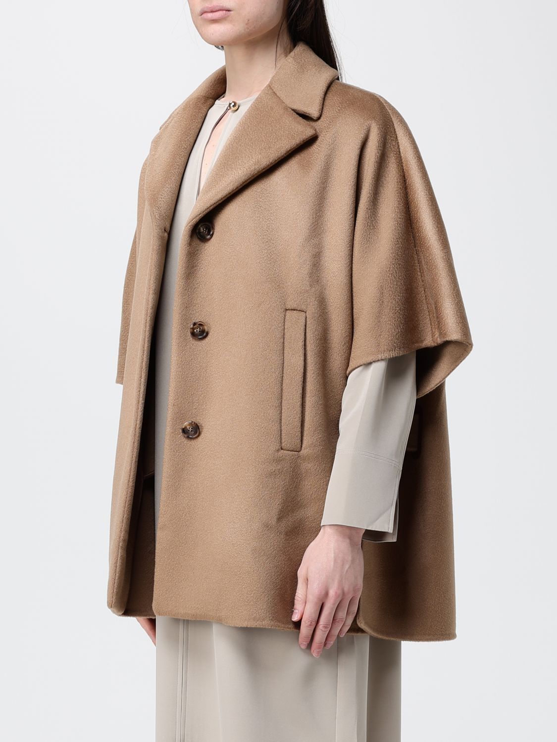 Max Mara Max Mara Dress Woman Beige Size XL / US 12-14 / IT 48-50 - 4 Thumbnail