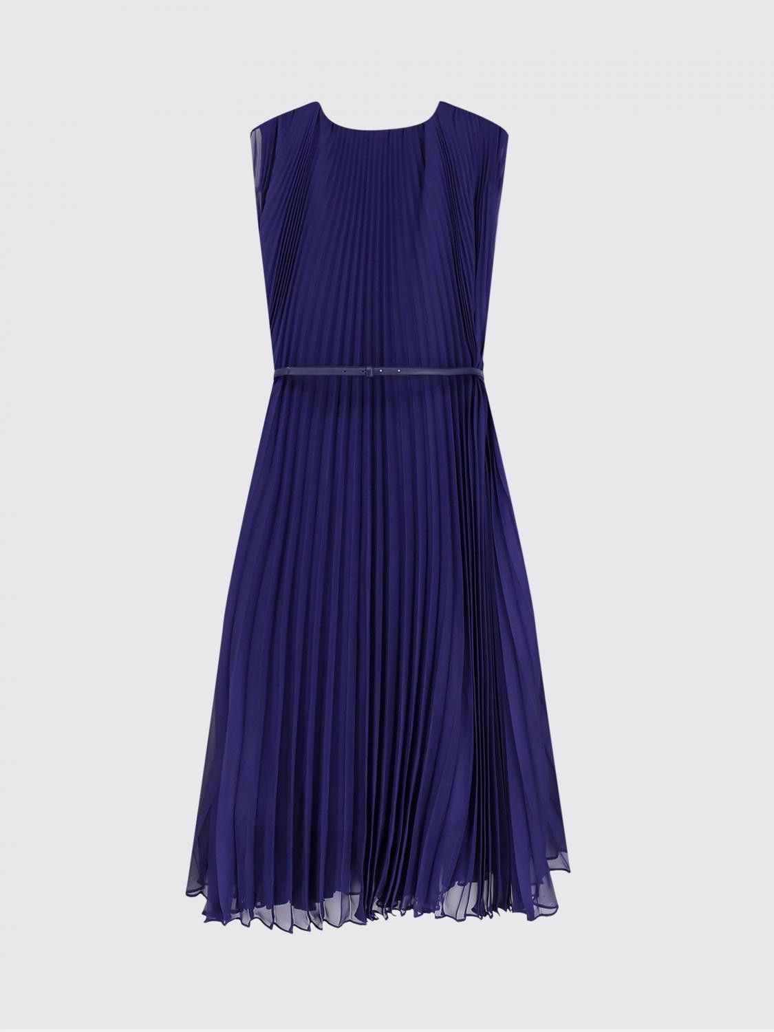 Max Mara Max Mara Dress Woman Blue Size M / US 6-8 / IT 42-44 - 3 Thumbnail