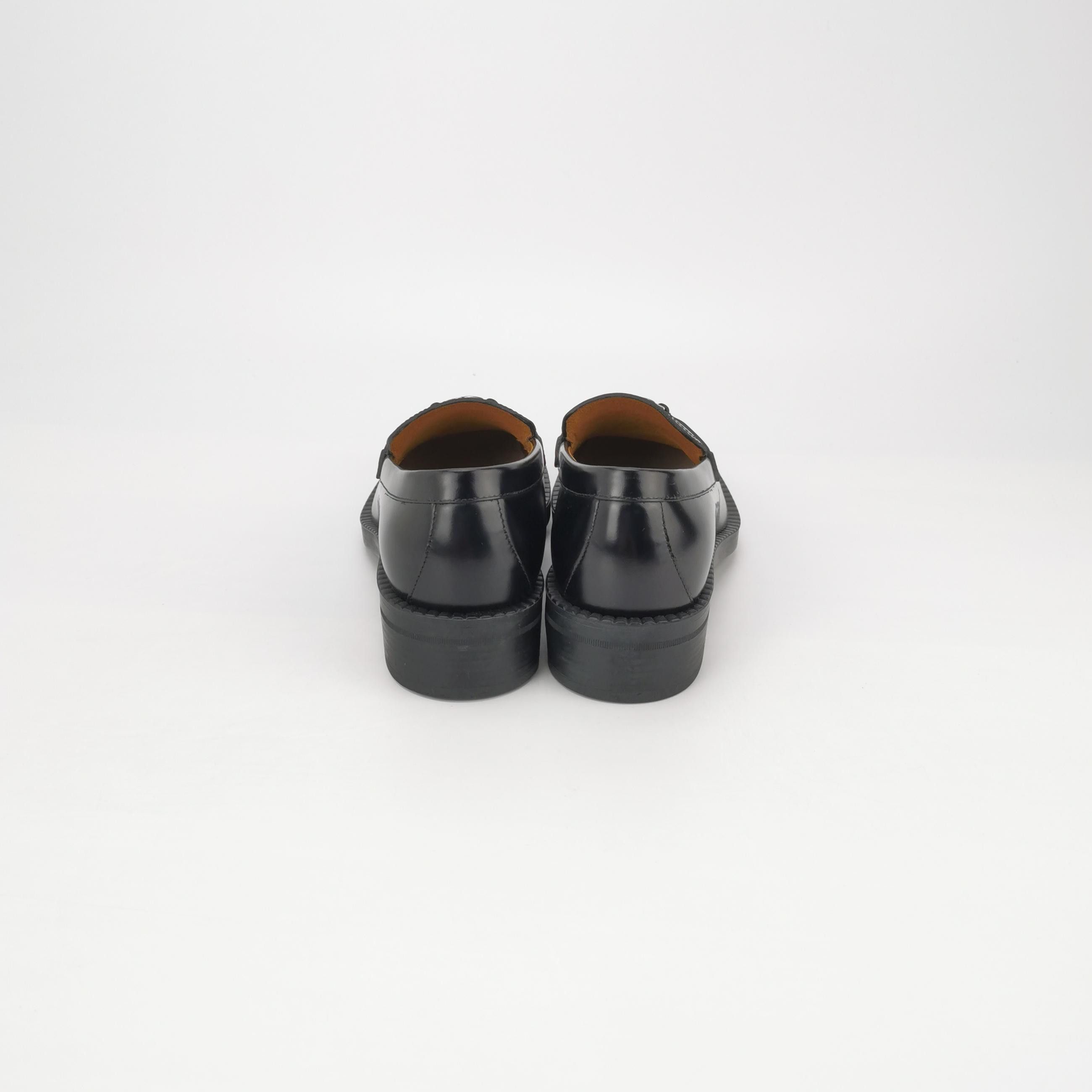 Gucci Gucci Interlocking G Leather Loafers EU 39.5 Size US 6 / EU 39 - 5 Thumbnail