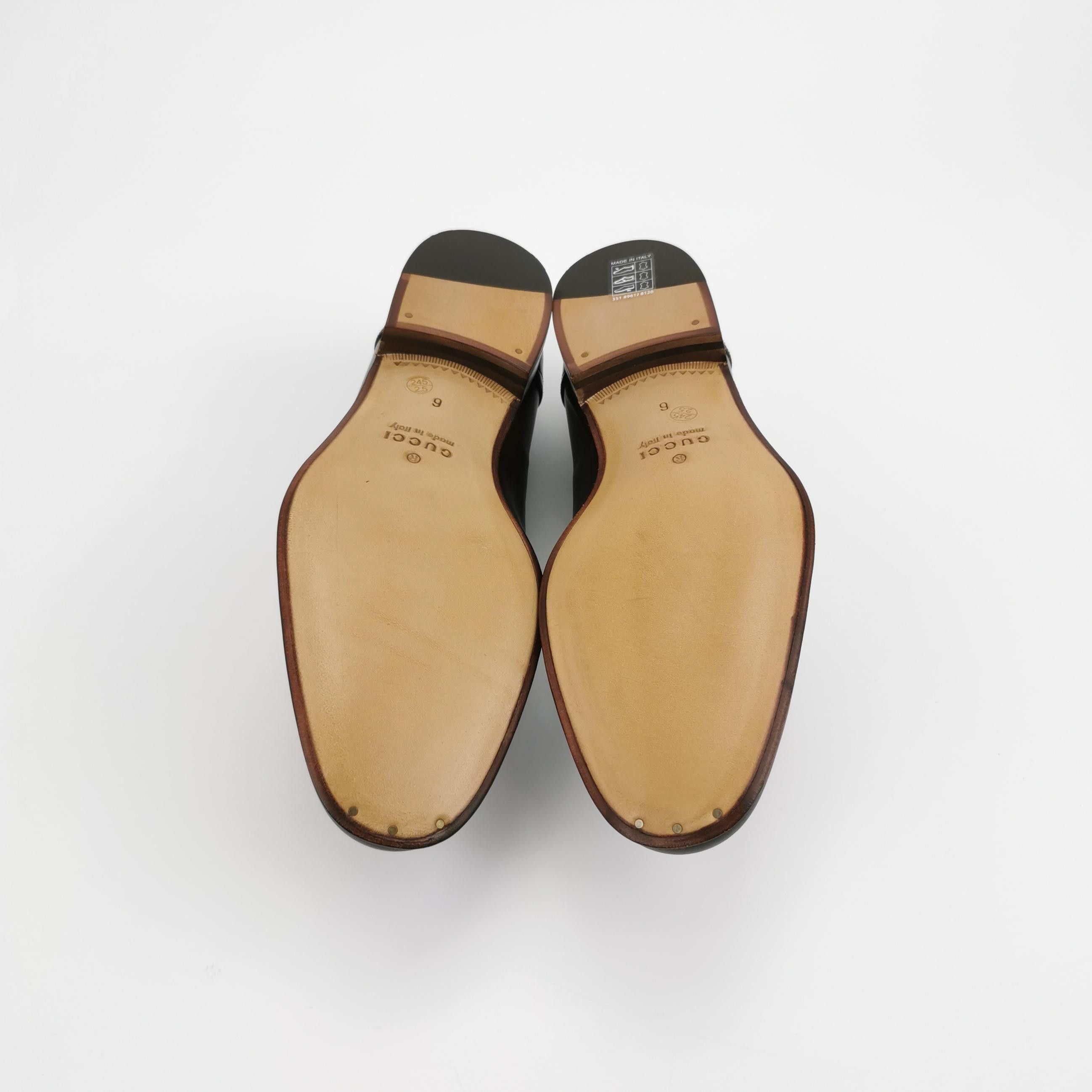 Gucci Gucci Interlocking G Leather Loafers Size 7 Size US 7 / EU 40 - 6 Thumbnail