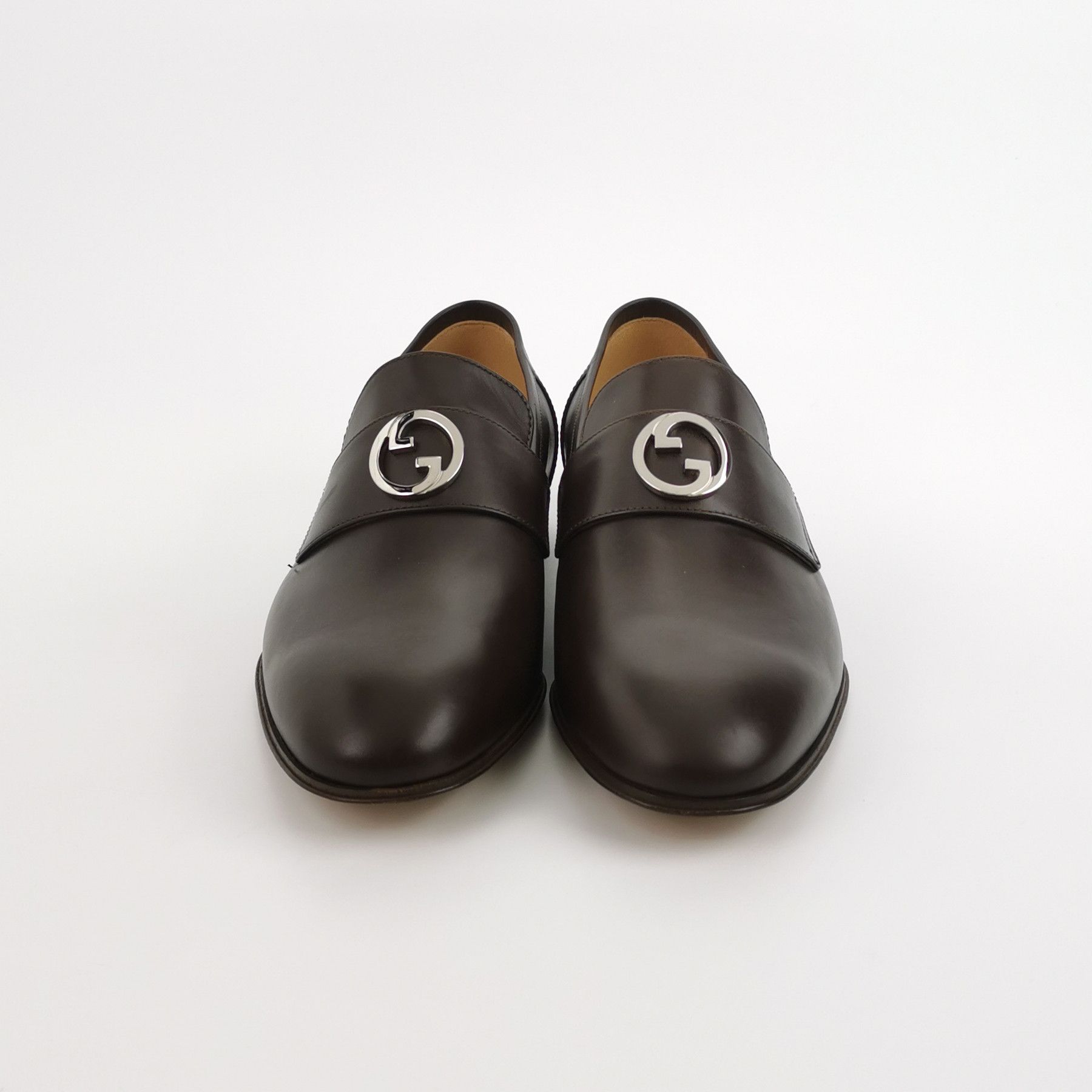 Gucci Gucci Interlocking G Leather Loafers Size 7 Size US 7 / EU 40 - 4 Thumbnail