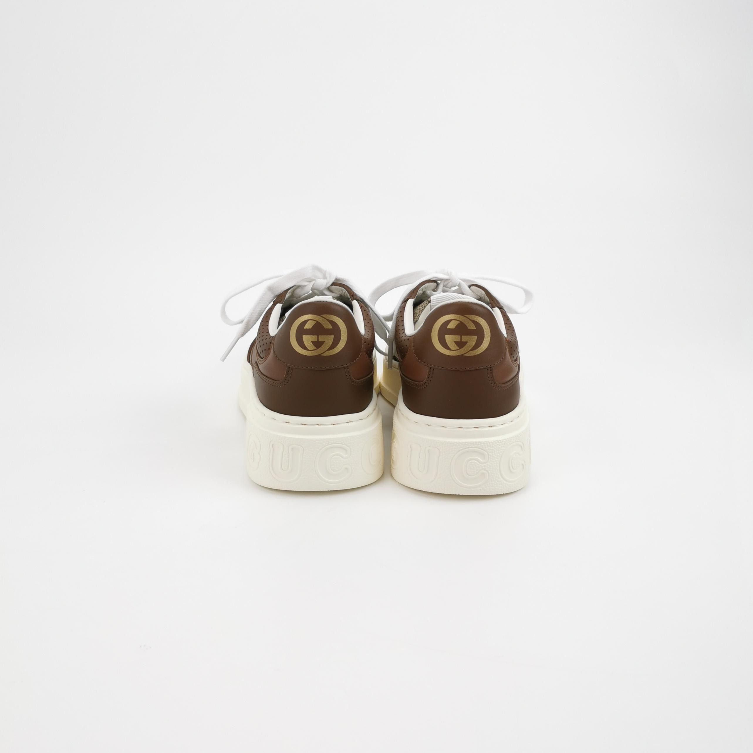 Gucci Gucci GG Monogram Leather Sneakers 7.5 Size US 8 / EU 41 - 5 Thumbnail