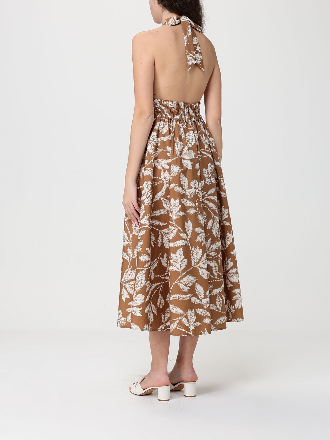 Max Mara Max Mara Dress Woman Brown Size S / US 4 / IT 40 - 2 Thumbnail