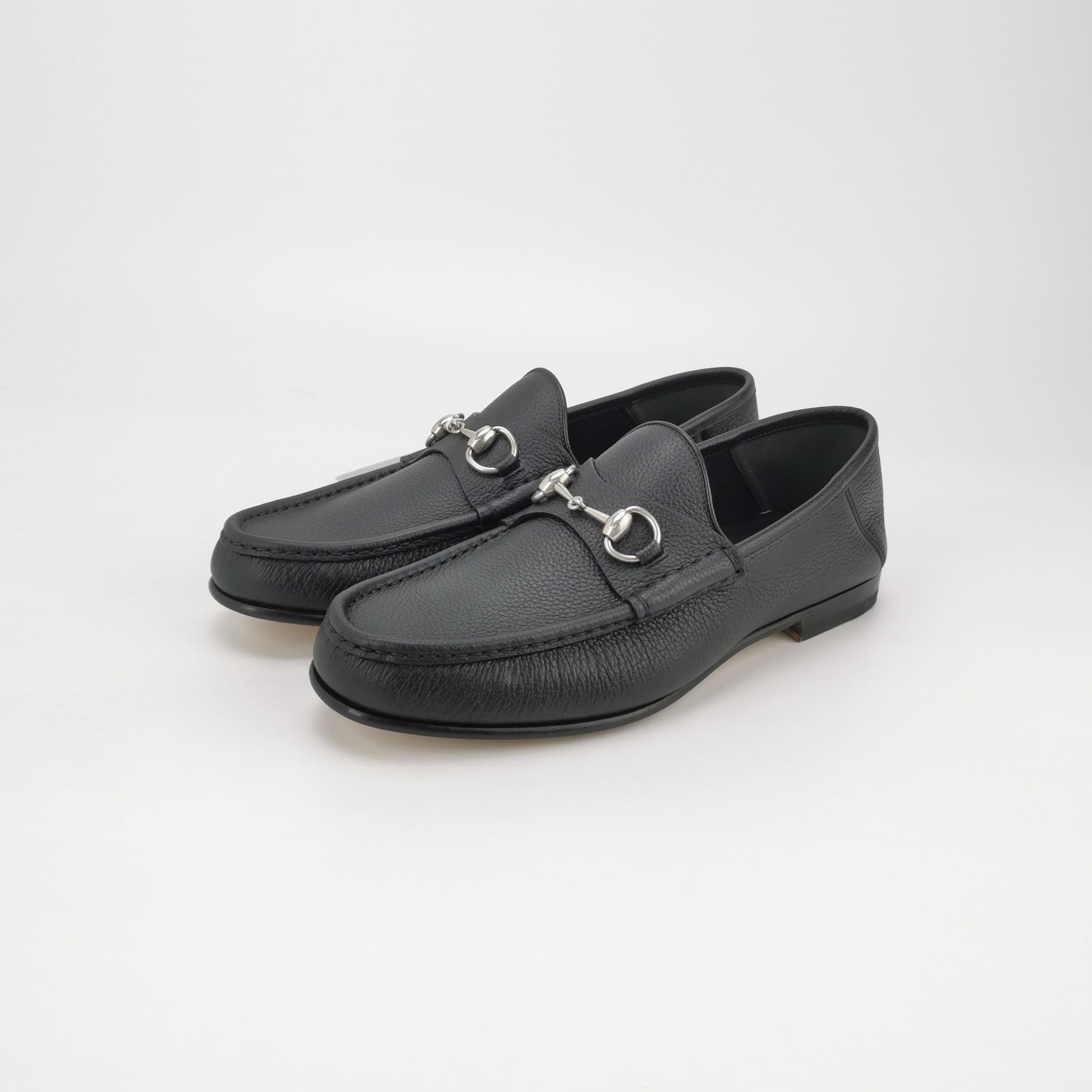 Gucci Gucci Horsebit Grained Leather Loafers Size 9 Size US 10 / EU 43 - 3 Thumbnail