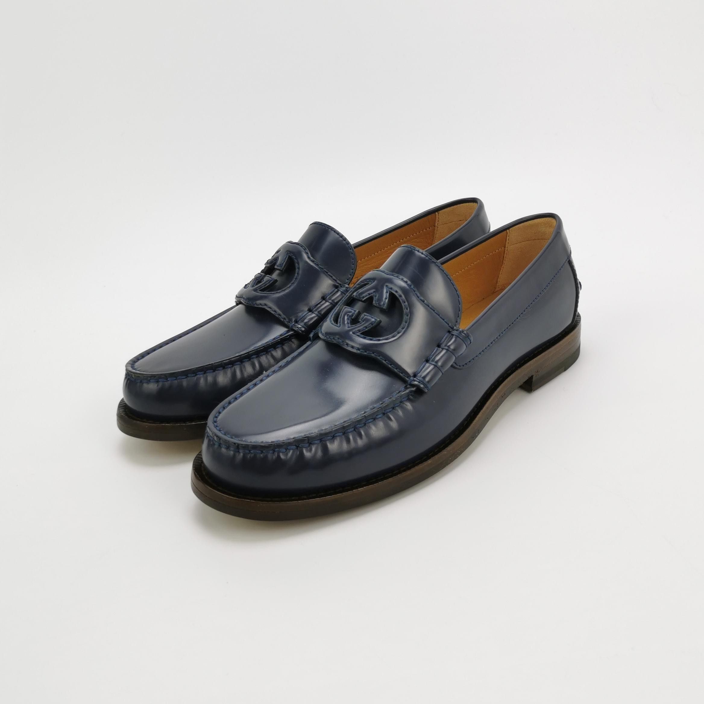 Gucci Gucci Interlocking G Leather Loafers 39 Size US 6 / EU 39 - 3 Thumbnail