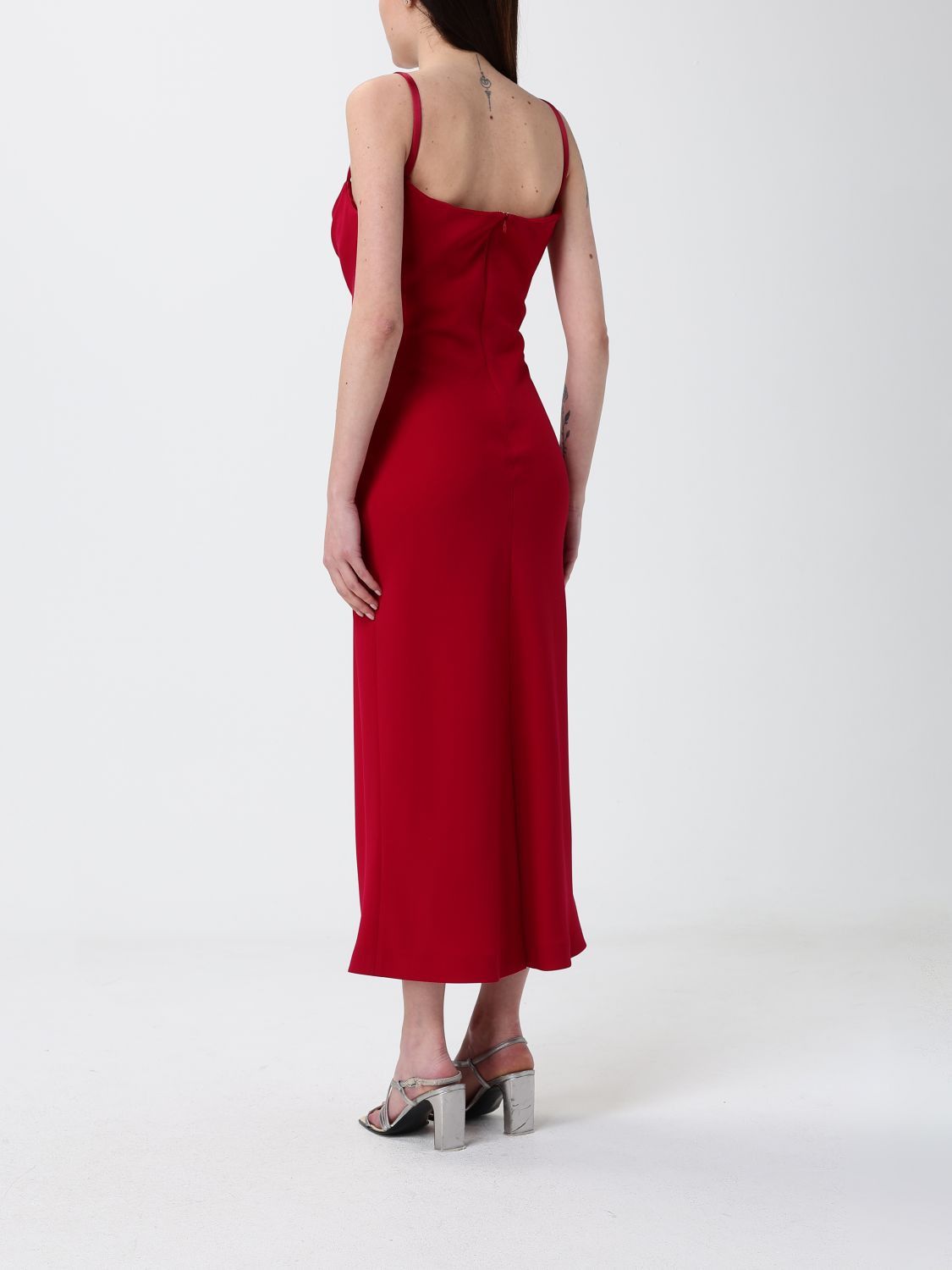 Max Mara Max Mara Dress Woman Geranium Size M / US 6-8 / IT 42-44 - 2 Thumbnail