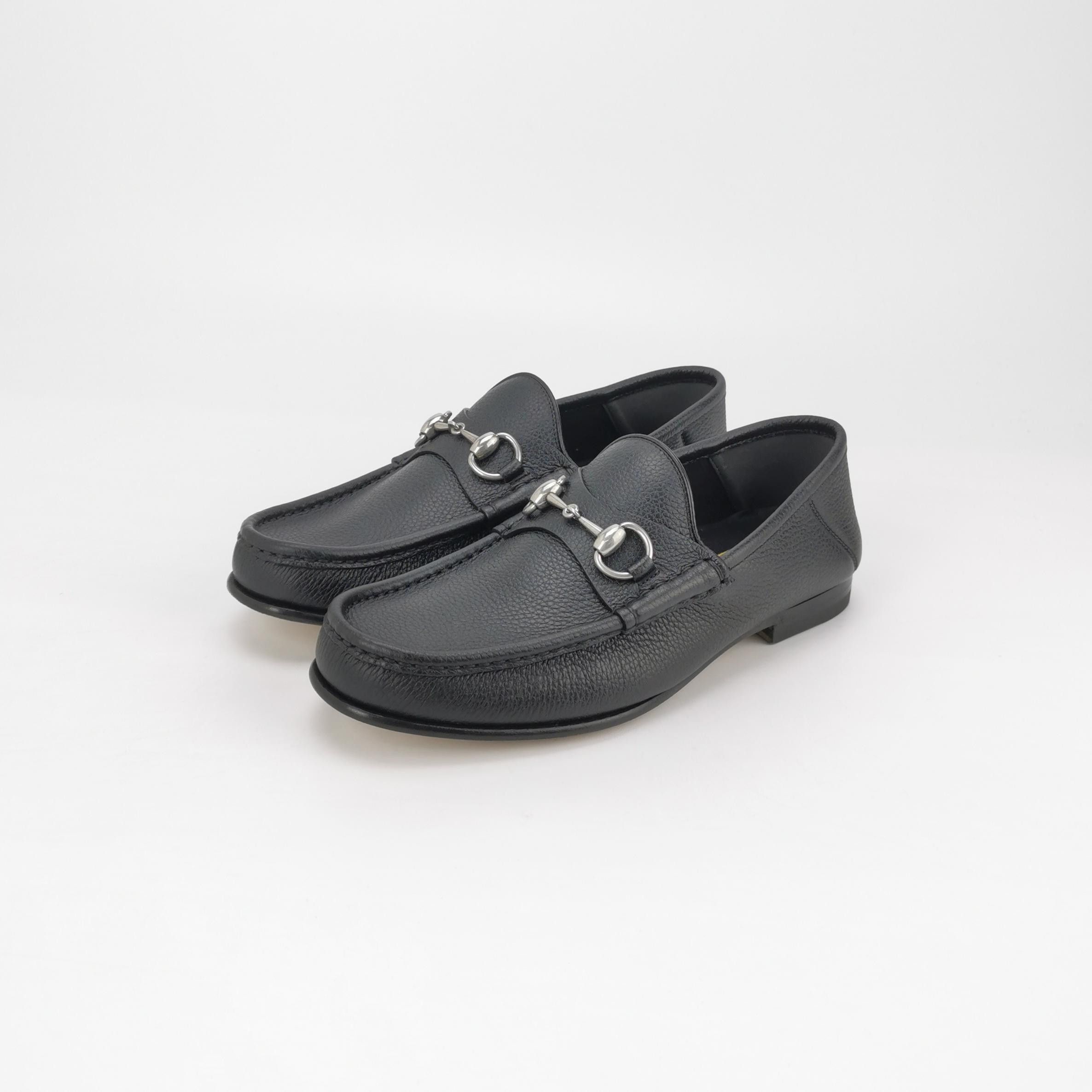 Gucci Gucci Pebbled Leather Horsebit Loafers Size 7 Size US 7 / EU 40 - 3 Thumbnail