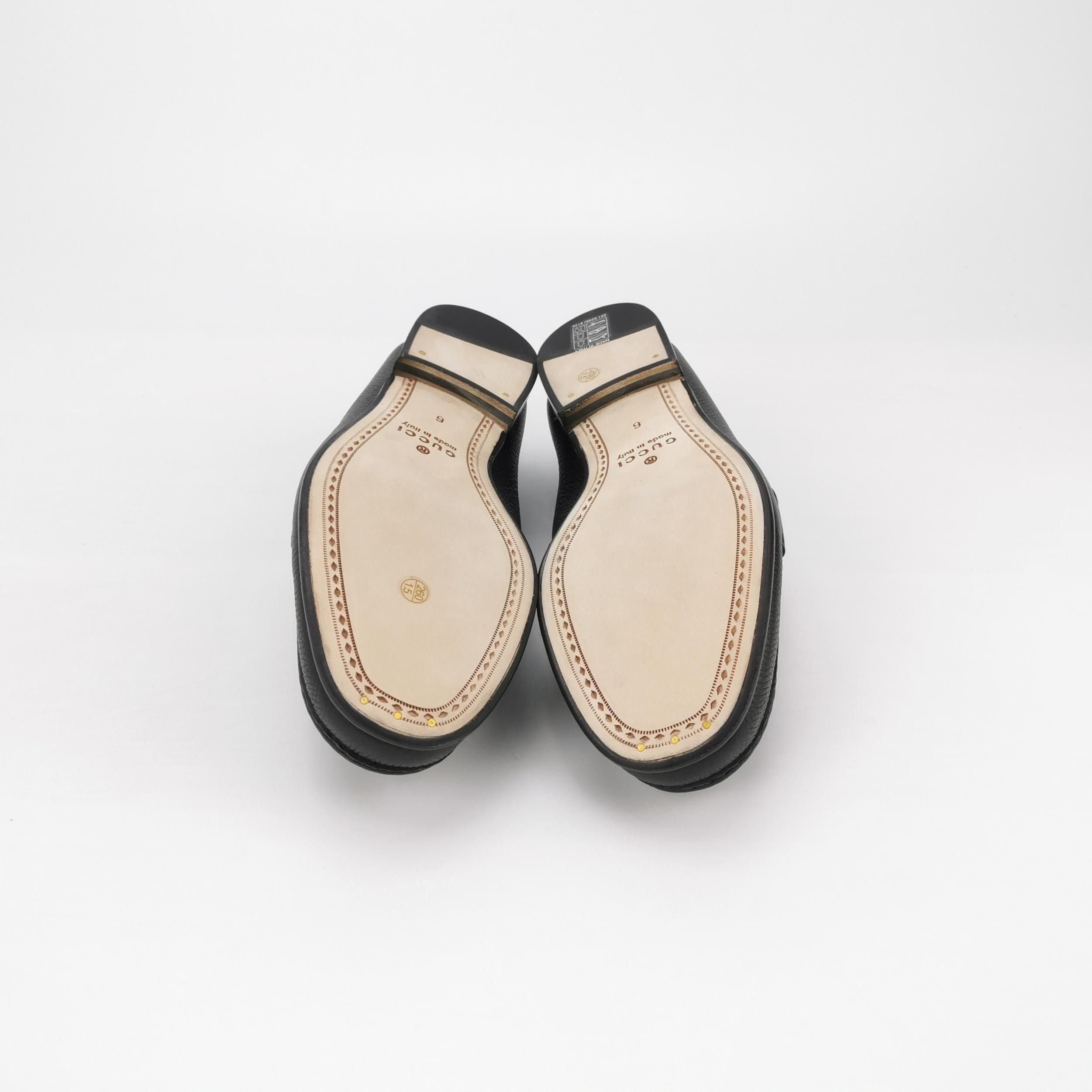 Gucci Gucci Pebbled Leather Horsebit Loafers Size 7 Size US 7 / EU 40 - 6 Thumbnail
