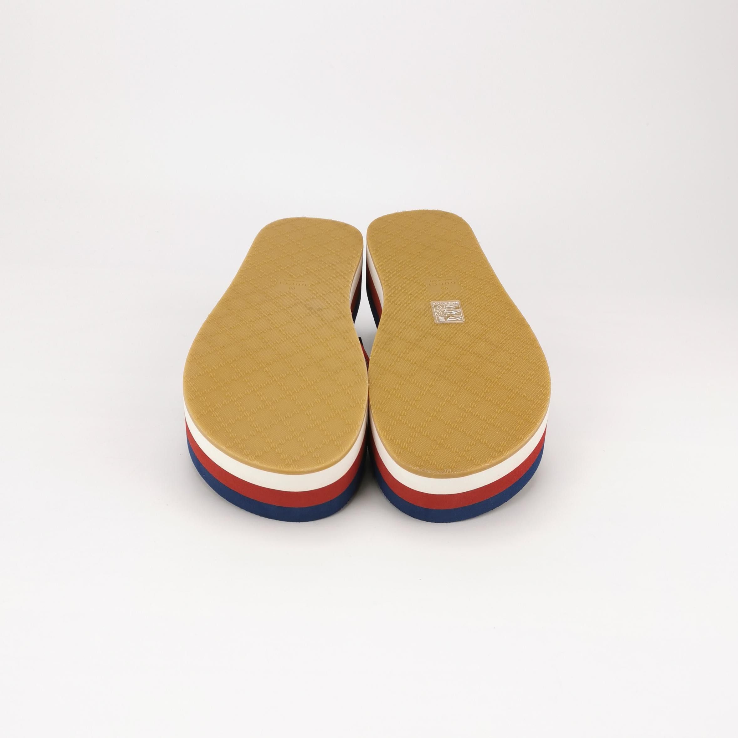 Gucci Gucci Logo Web Platform Sandals 39 Size US 9 / IT 39 - 6 Thumbnail