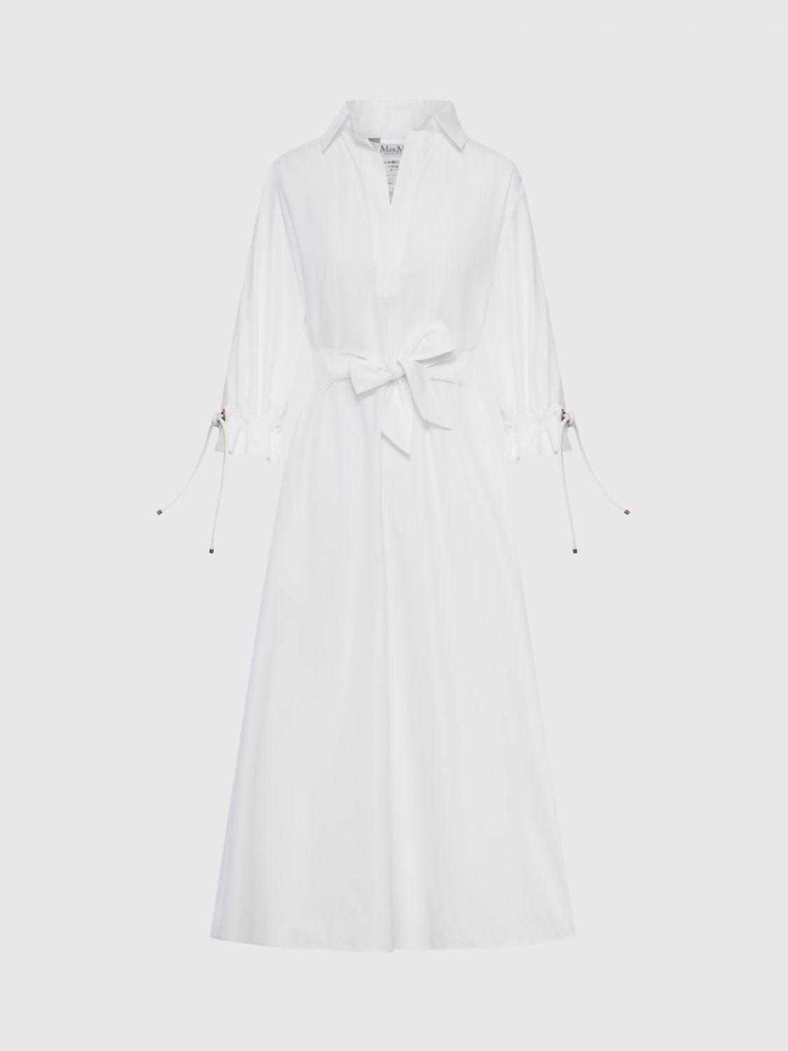 Max Mara Max Mara Dress Woman White Size XS / US 0-2 / IT 36-38 - 2 Thumbnail