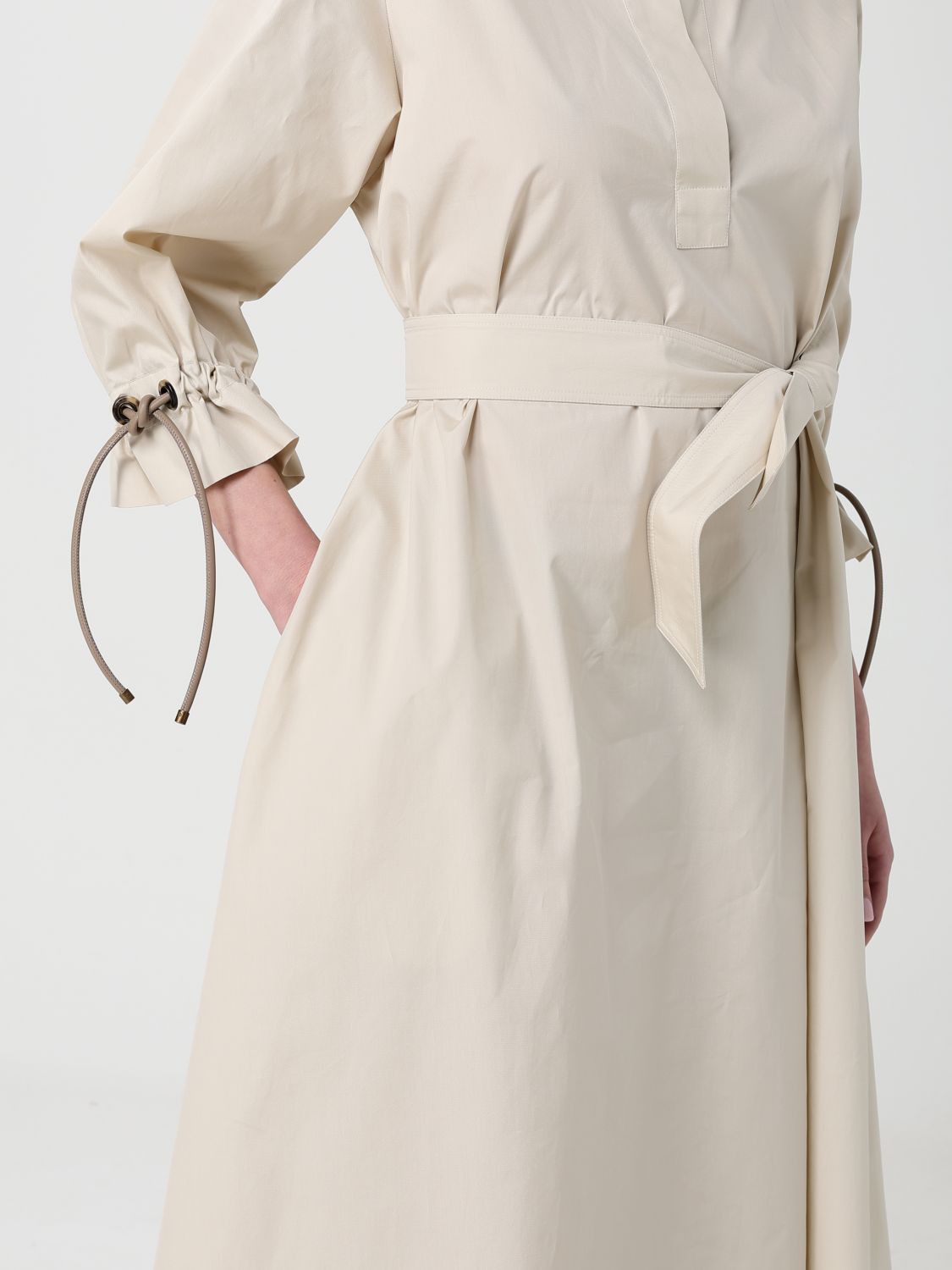 Max Mara Max Mara Dress Woman Brown Size XS / US 0-2 / IT 36-38 - 4 Thumbnail