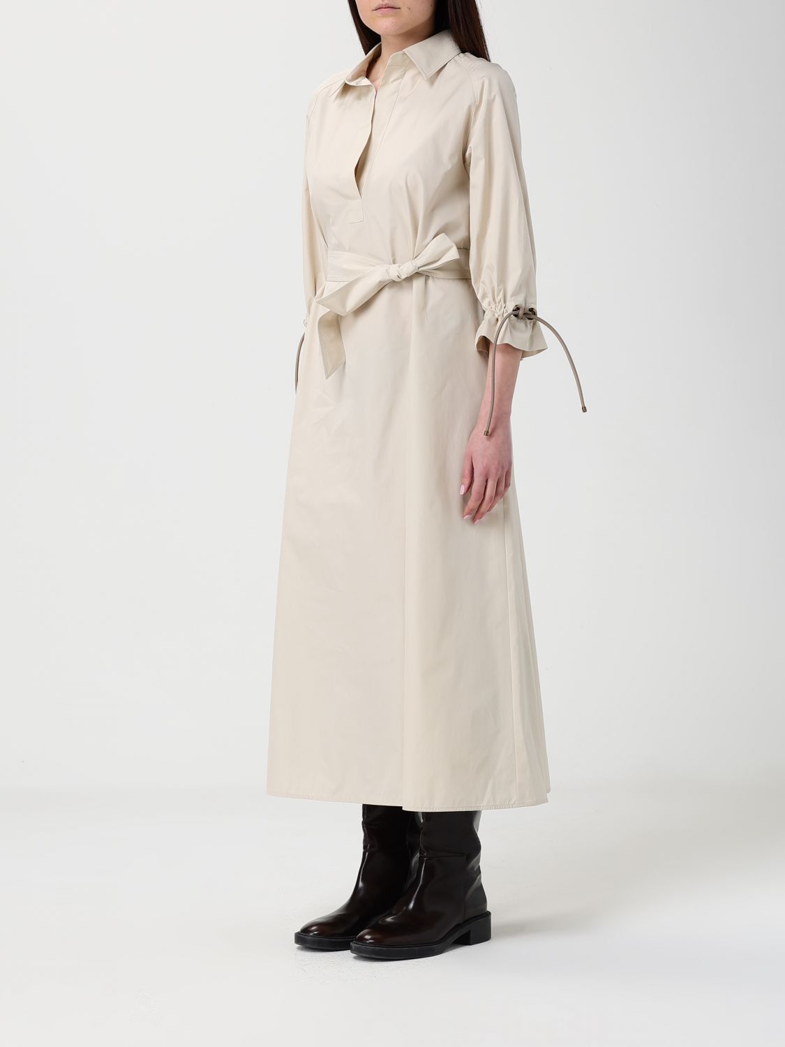 Max Mara Max Mara Dress Woman Brown Size M / US 6-8 / IT 42-44 - 3 Thumbnail