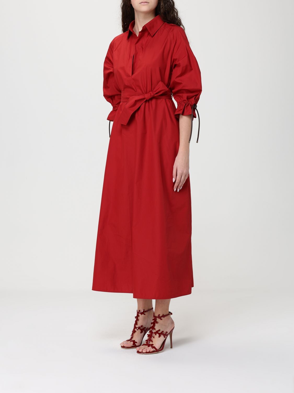 Max Mara Max Mara Dress Woman Red Size S / US 4 / IT 40 - 3 Thumbnail