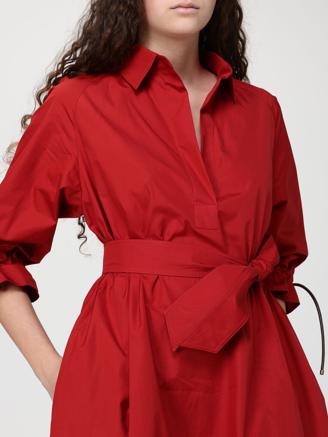 Max Mara Max Mara Dress Woman Red Size M / US 6-8 / IT 42-44 - 4 Thumbnail