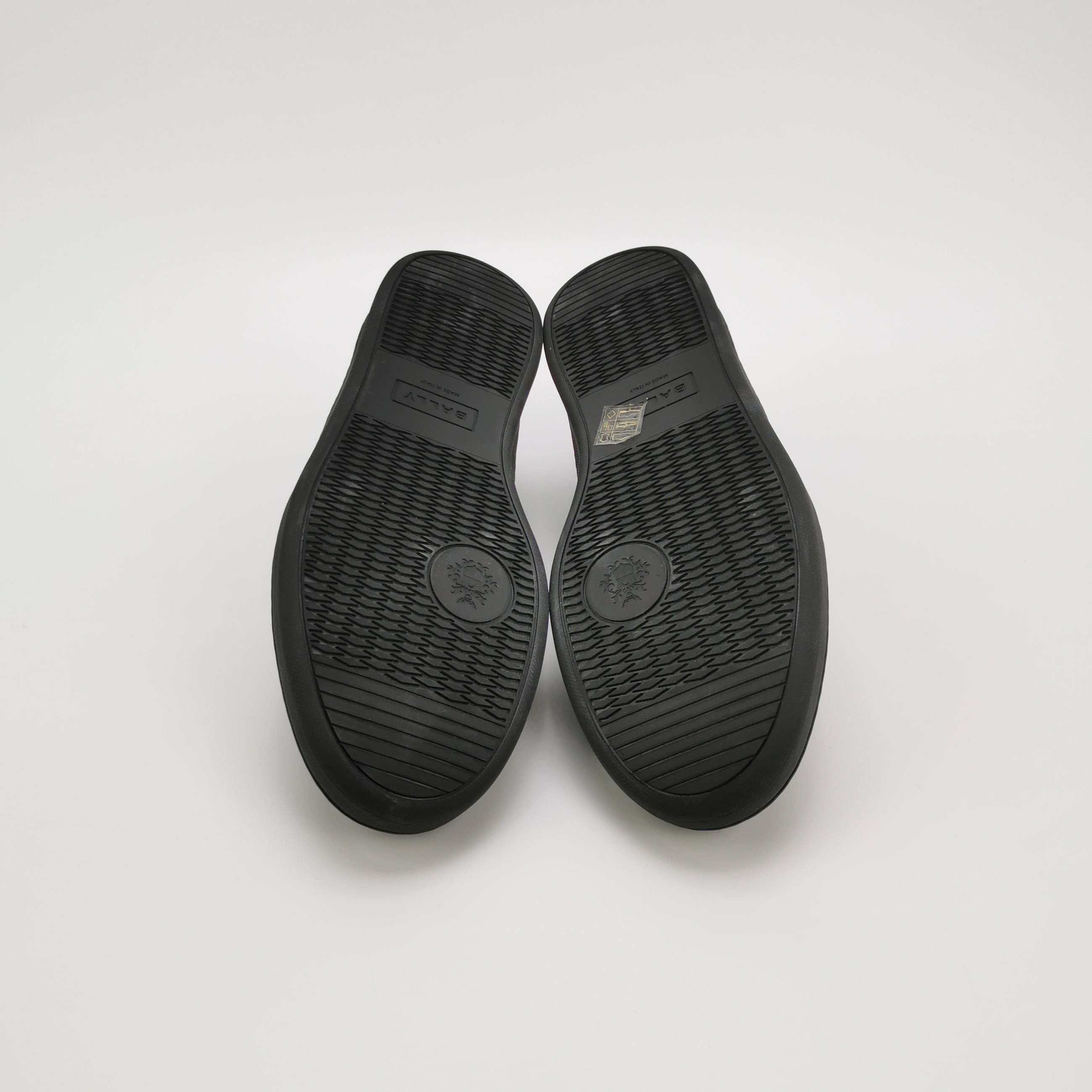Bally Bally Black Leather Logo Sneakers 42.5 Size US 9 / EU 42 - 6 Thumbnail