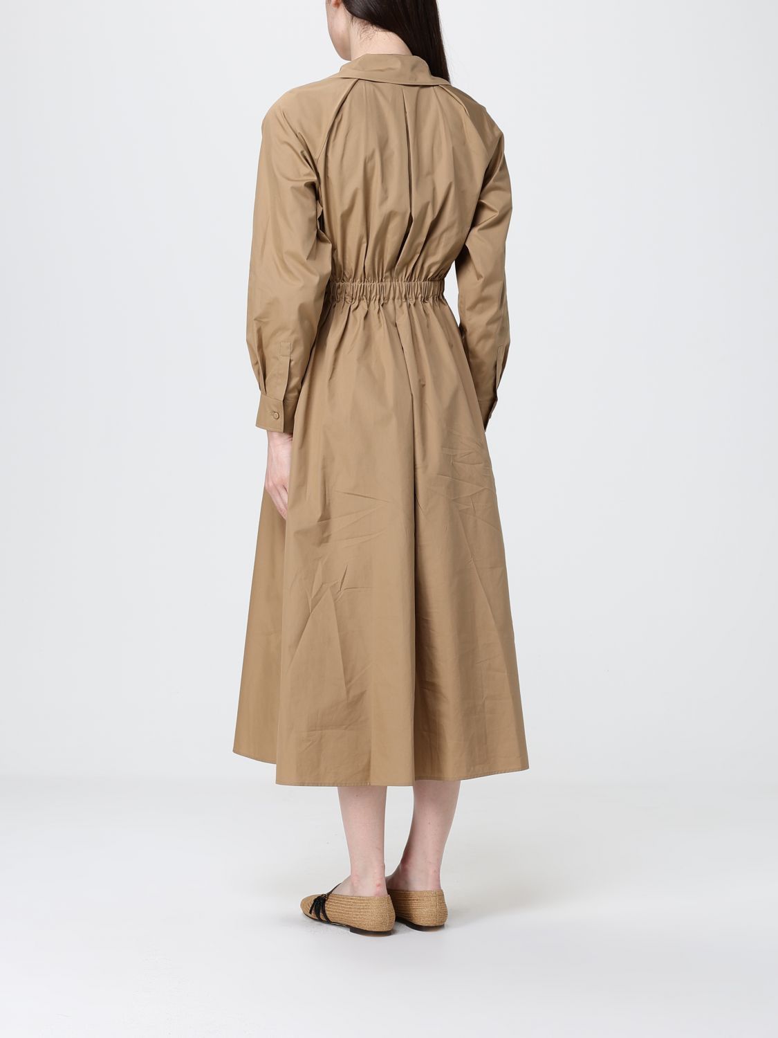 Max Mara Max Mara Dress Woman Brown Size S / US 4 / IT 40 - 3 Thumbnail