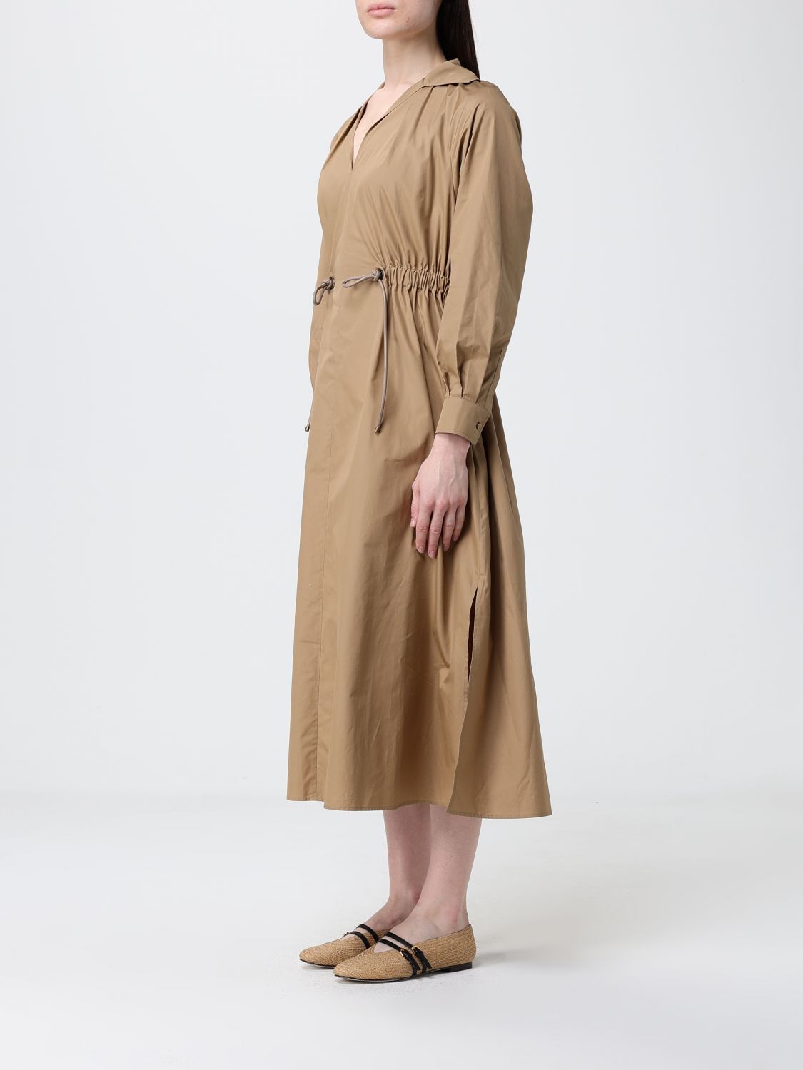 Max Mara Max Mara Dress Woman Brown Size M / US 6-8 / IT 42-44 - 2 Thumbnail
