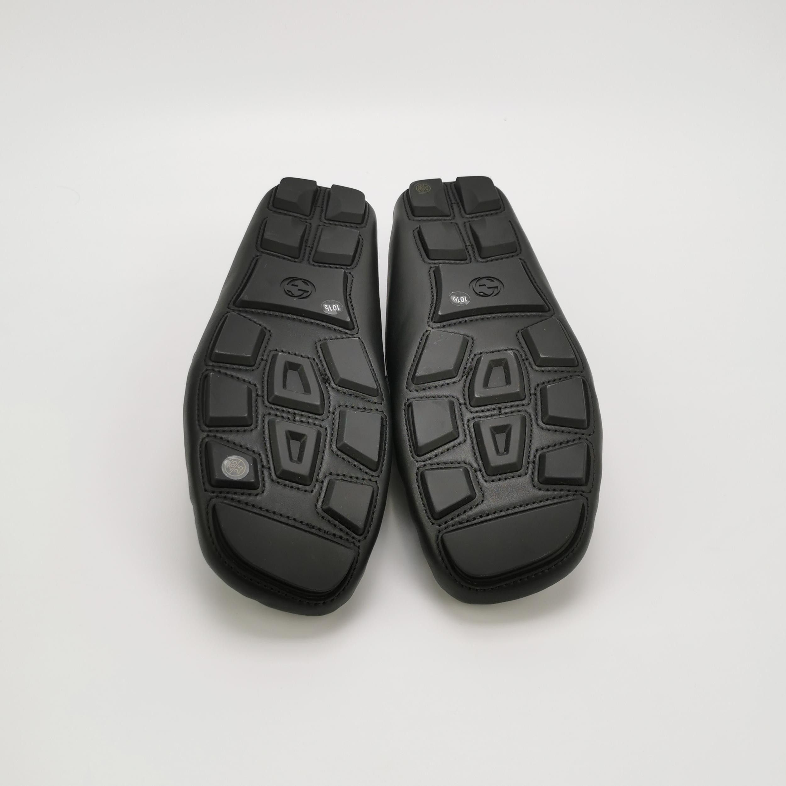 Gucci Gucci GG Web Leather Driving Shoes 11.5 Size US 11 / EU 44 - 6 Thumbnail
