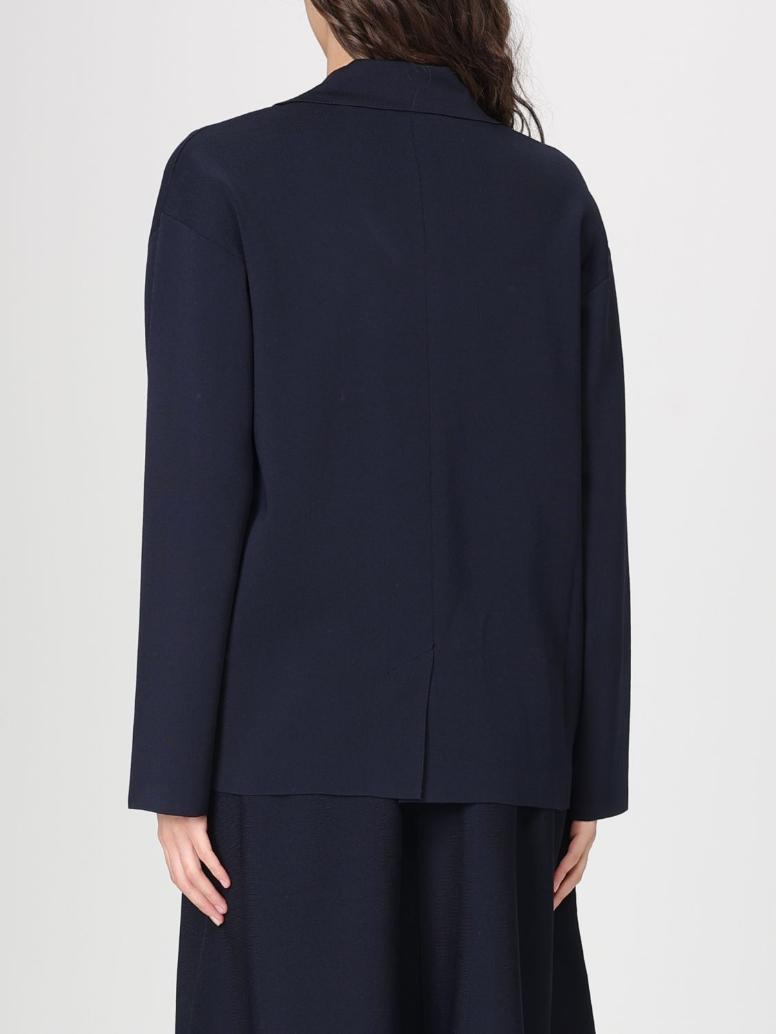 Max Mara Max Mara Jacket Woman Blue Size L / US 10 / IT 46 - 3 Thumbnail