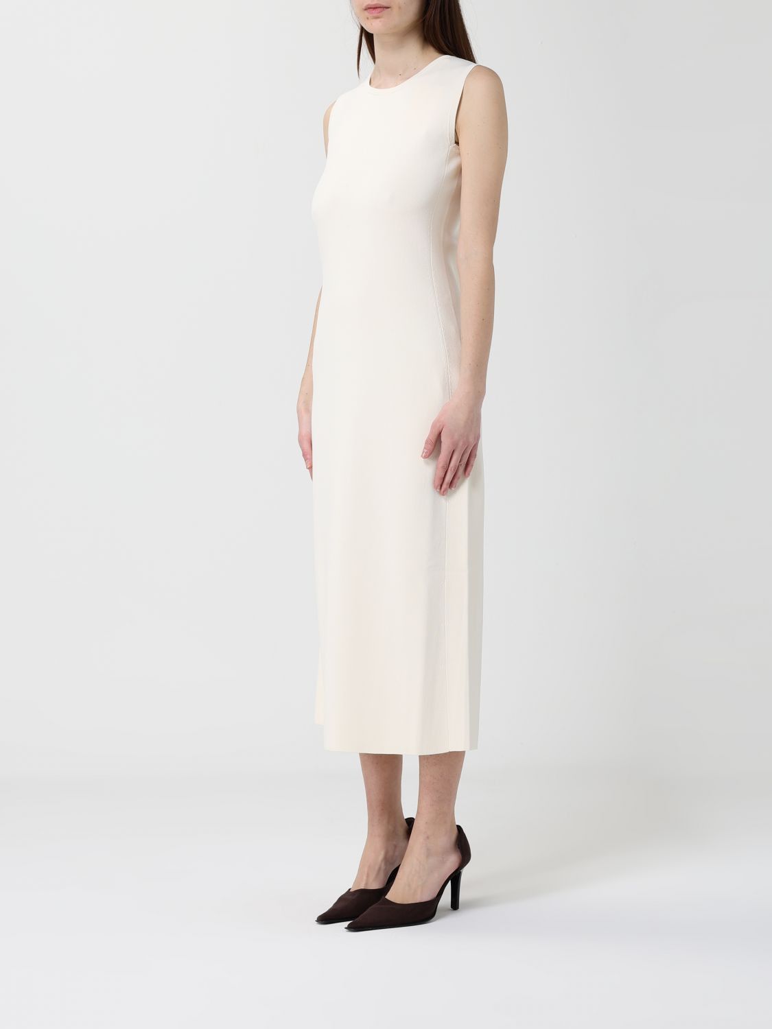 Max Mara Max Mara Dress Woman Ivory Size M / US 6-8 / IT 42-44 - 4 Thumbnail