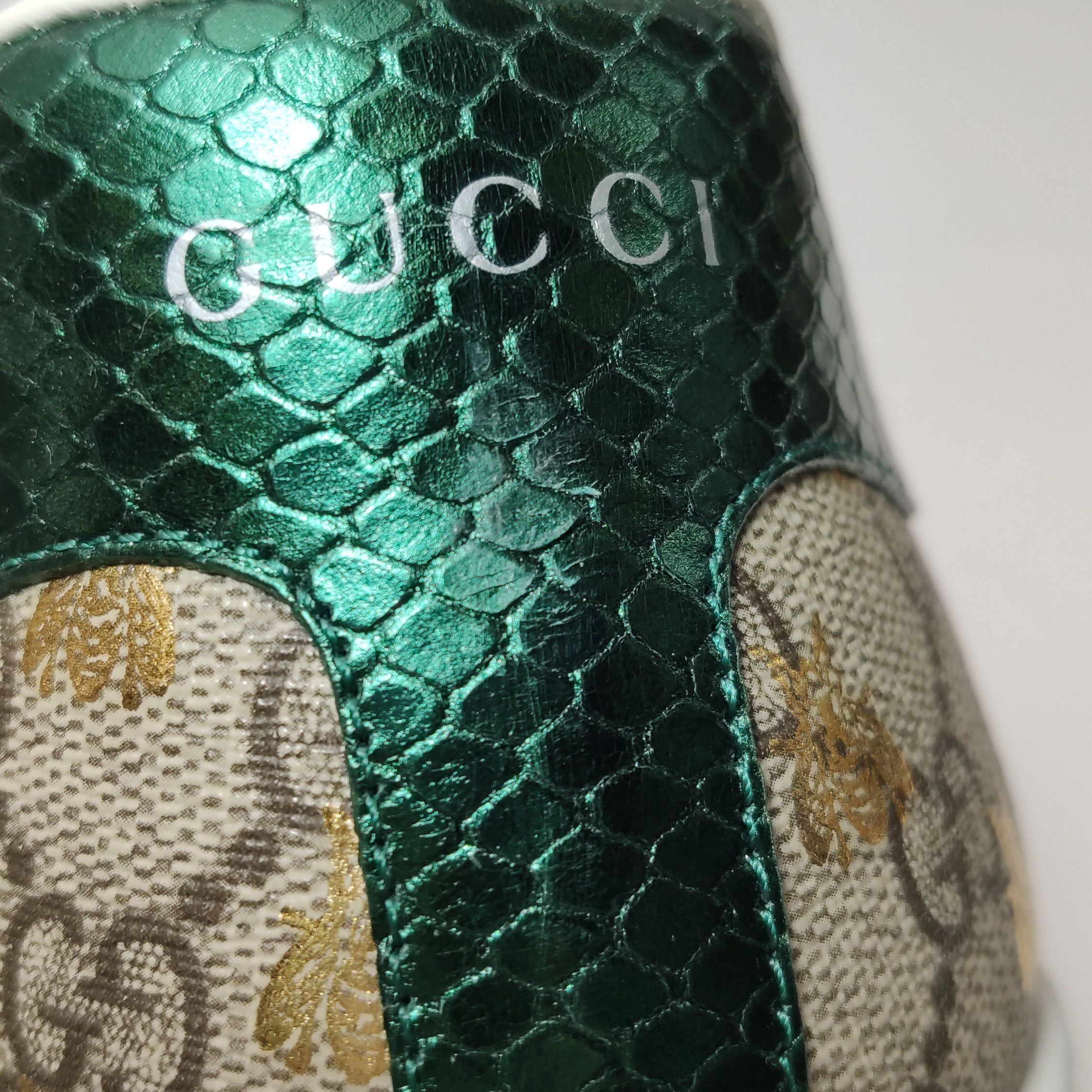 Gucci Gucci Bee GG Supreme Ace Sneakers 46.5 Size US 13 / EU 46 - 9 Thumbnail