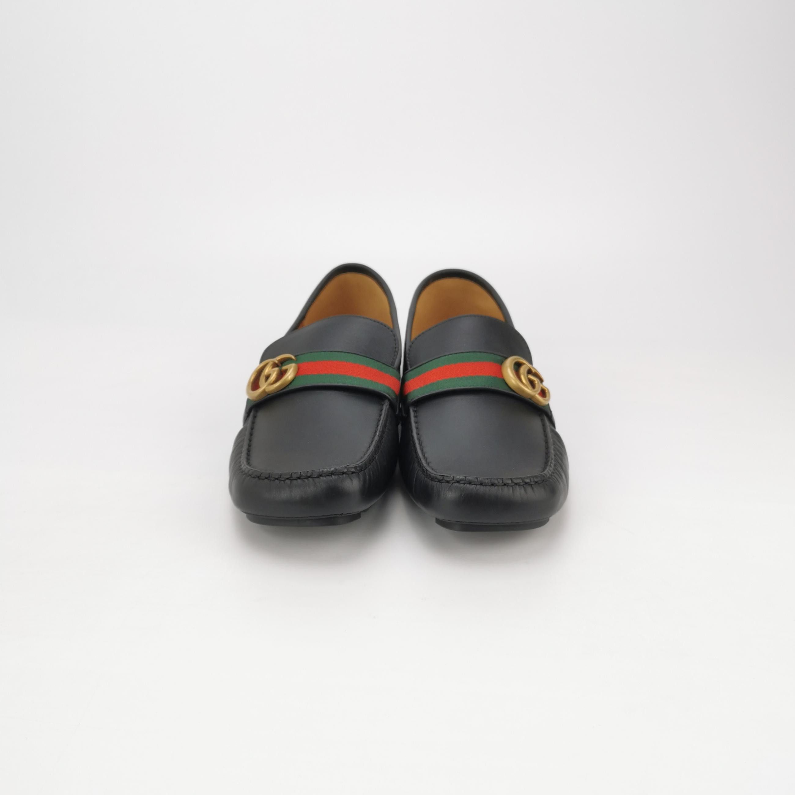 Gucci Gucci Web Stripe Double G Loafers 10.5 Size US 11 / EU 44 - 4 Thumbnail