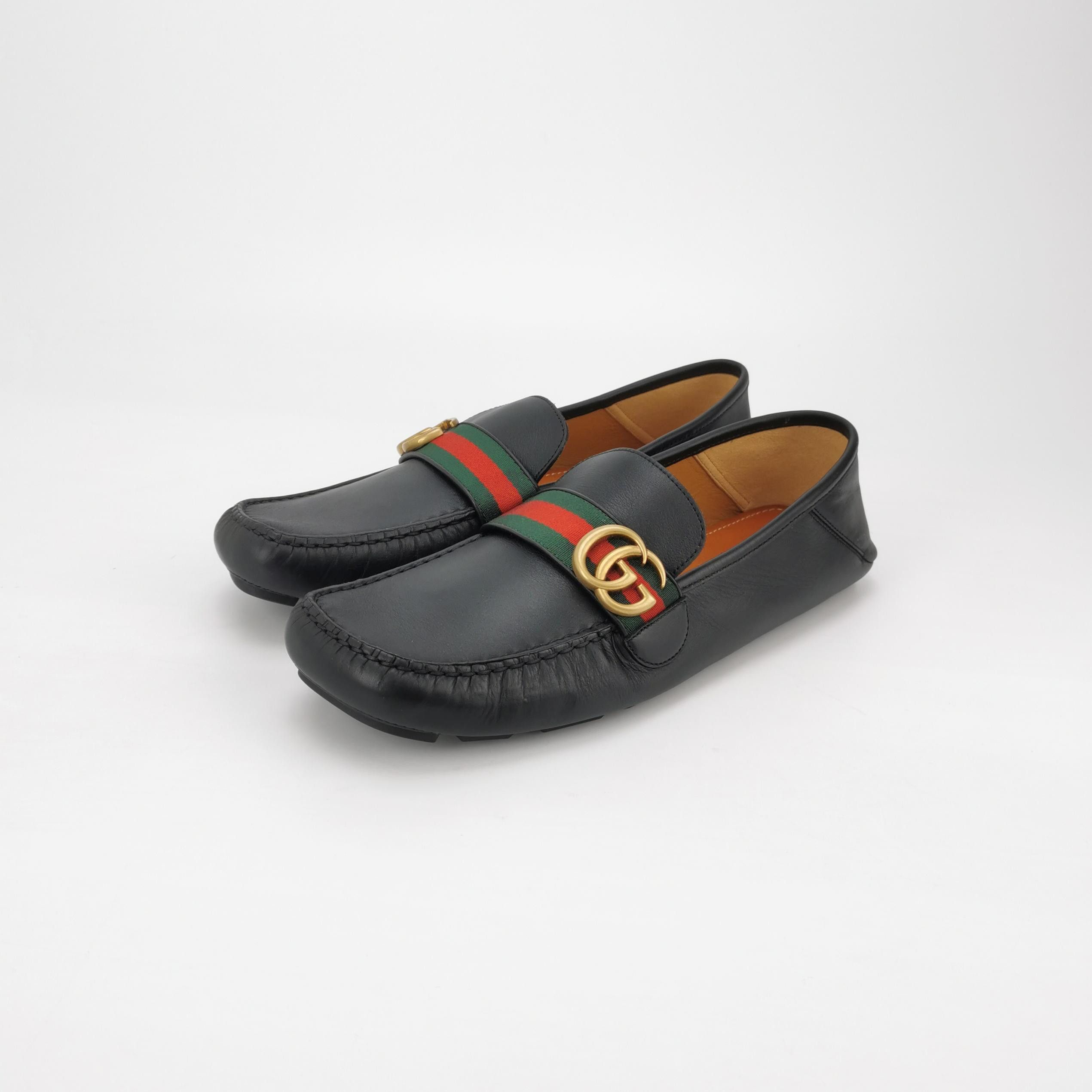 Gucci Gucci Web Stripe Double G Loafers 10.5 Size US 11 / EU 44 - 3 Thumbnail