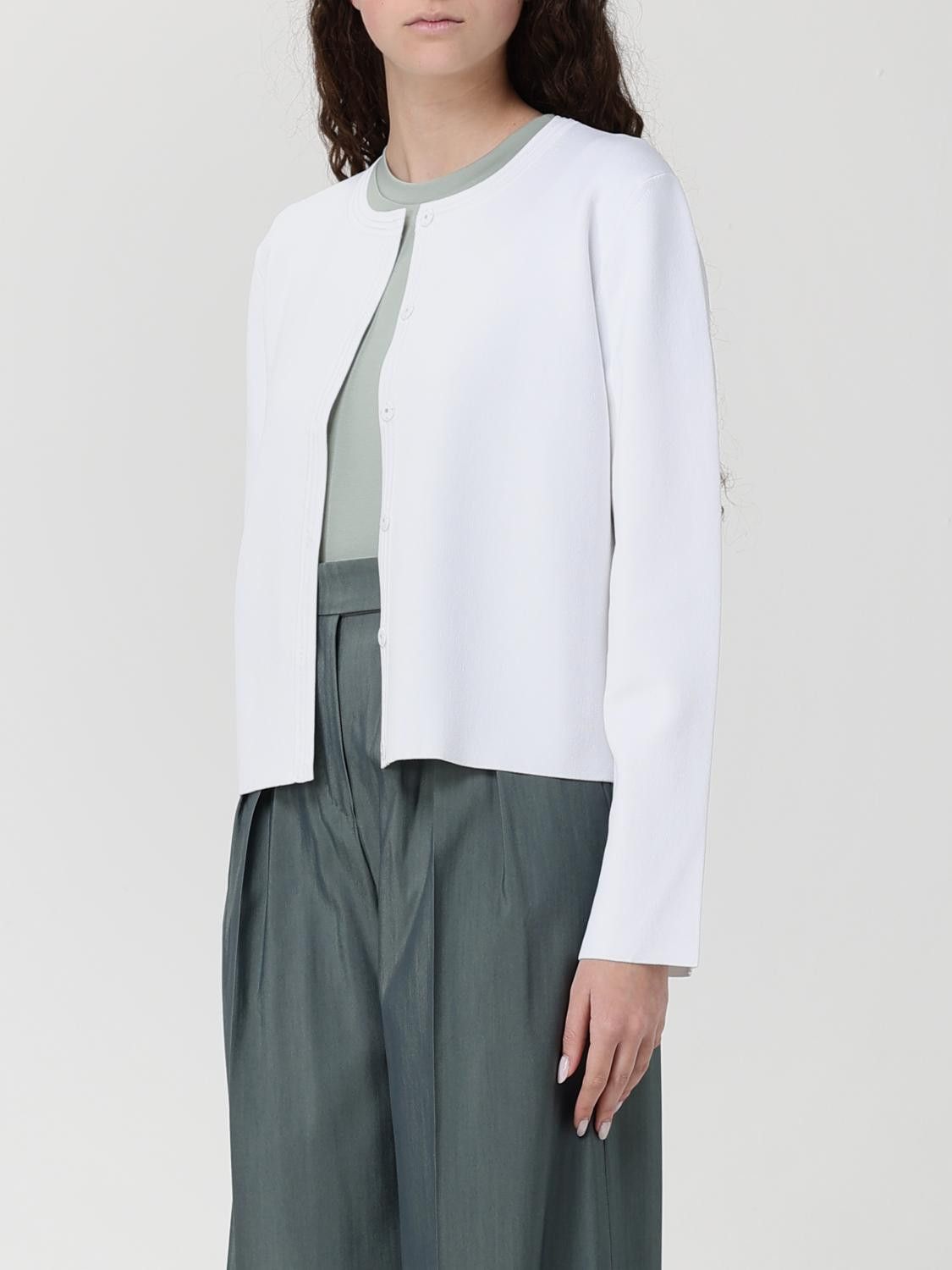 Max Mara Max Mara Sweater Woman White Size M / US 6-8 / IT 42-44 - 4 Thumbnail