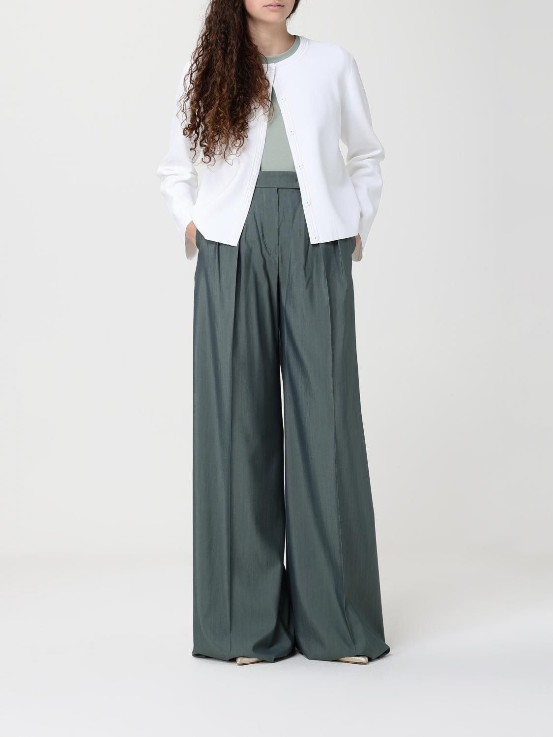 Max Mara Max Mara Sweater Woman White Size M / US 6-8 / IT 42-44 - 2 Thumbnail