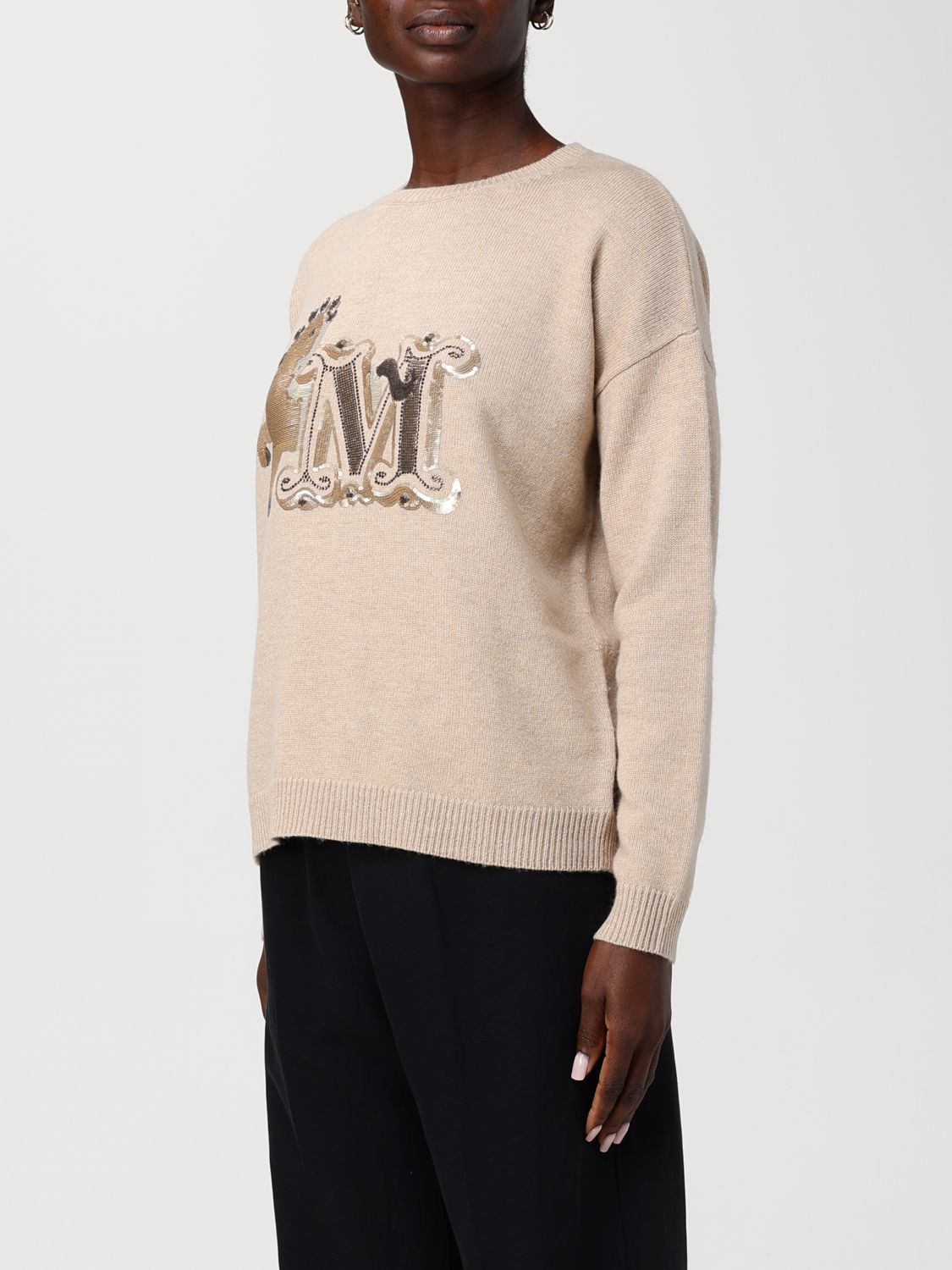 Max Mara Max Mara Sweater Woman White Size XS / US 0-2 / IT 36-38 - 4 Thumbnail